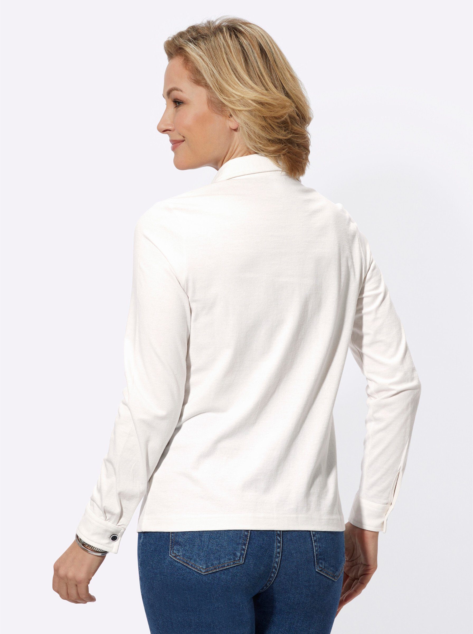 Witt Klassische Bluse Jersey-Bluse günstig online kaufen
