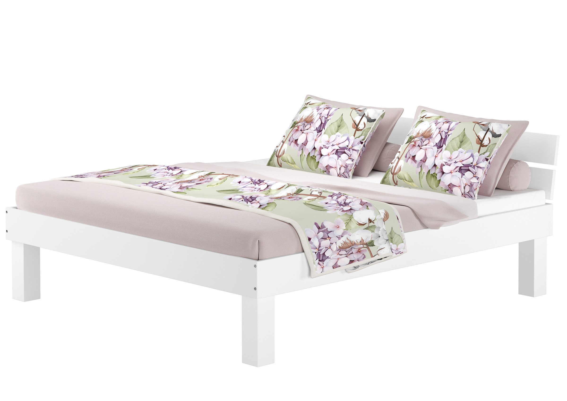 Weiße Massivholz Betten 200x200 online kaufen | OTTO