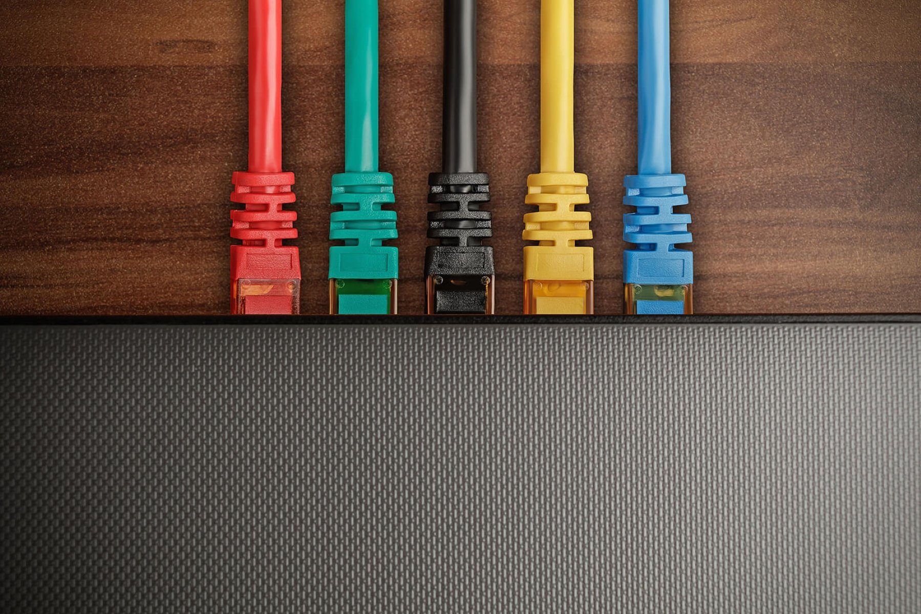 SEBSON 5x Ethernet Kabel Gigabit Netzkabel, Gelb, 1000Mbit/s cm) Grün, 6 Blau, LAN Rot (50 CAT 0,5m - Patchkabel Schwarz