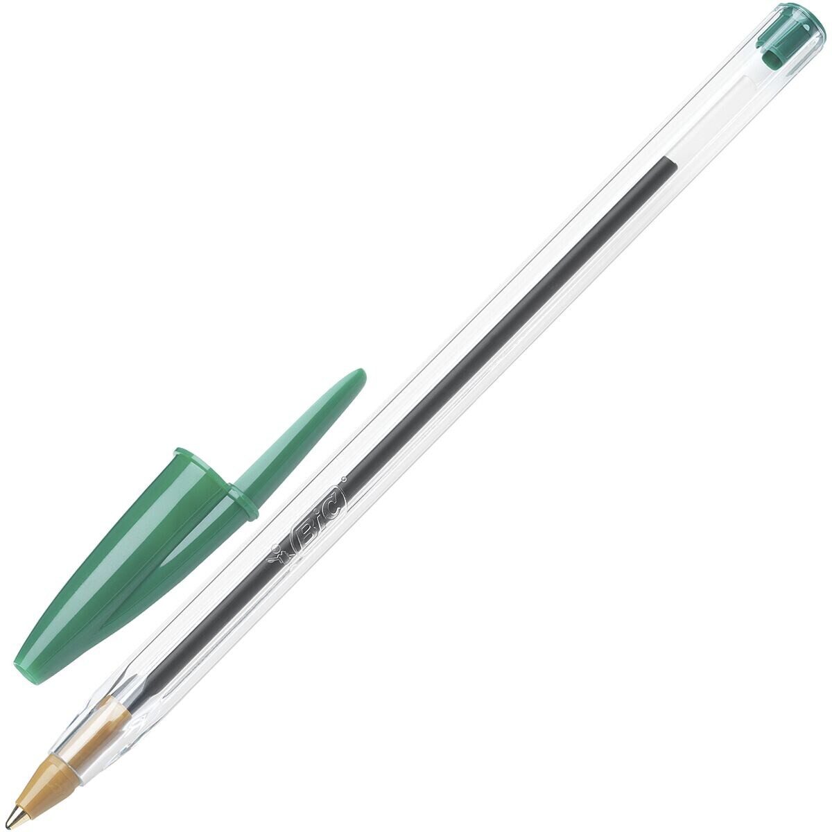 BIC Kugelschreiber Cristal, (50-tlg), Großpack, Strichstärke: 0,4 mm