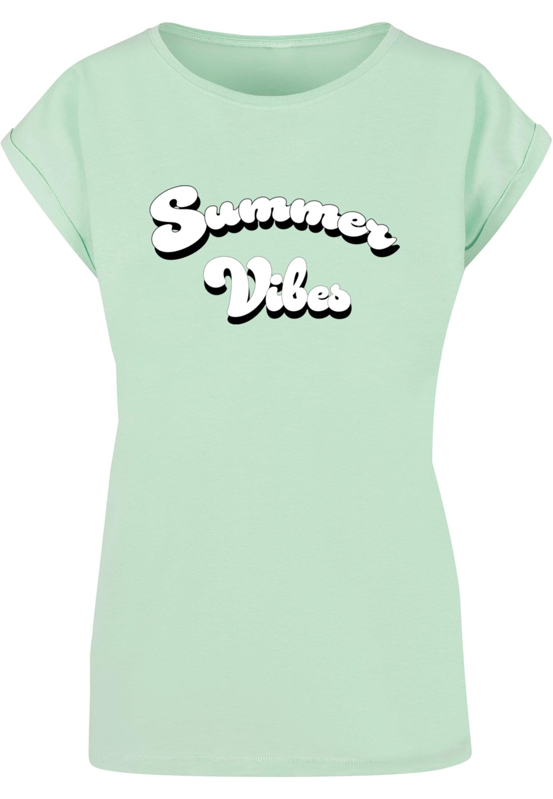 Merchcode T-Shirt Damen Ladies Summer Vibes Extended Shoulder Tee (1-tlg)