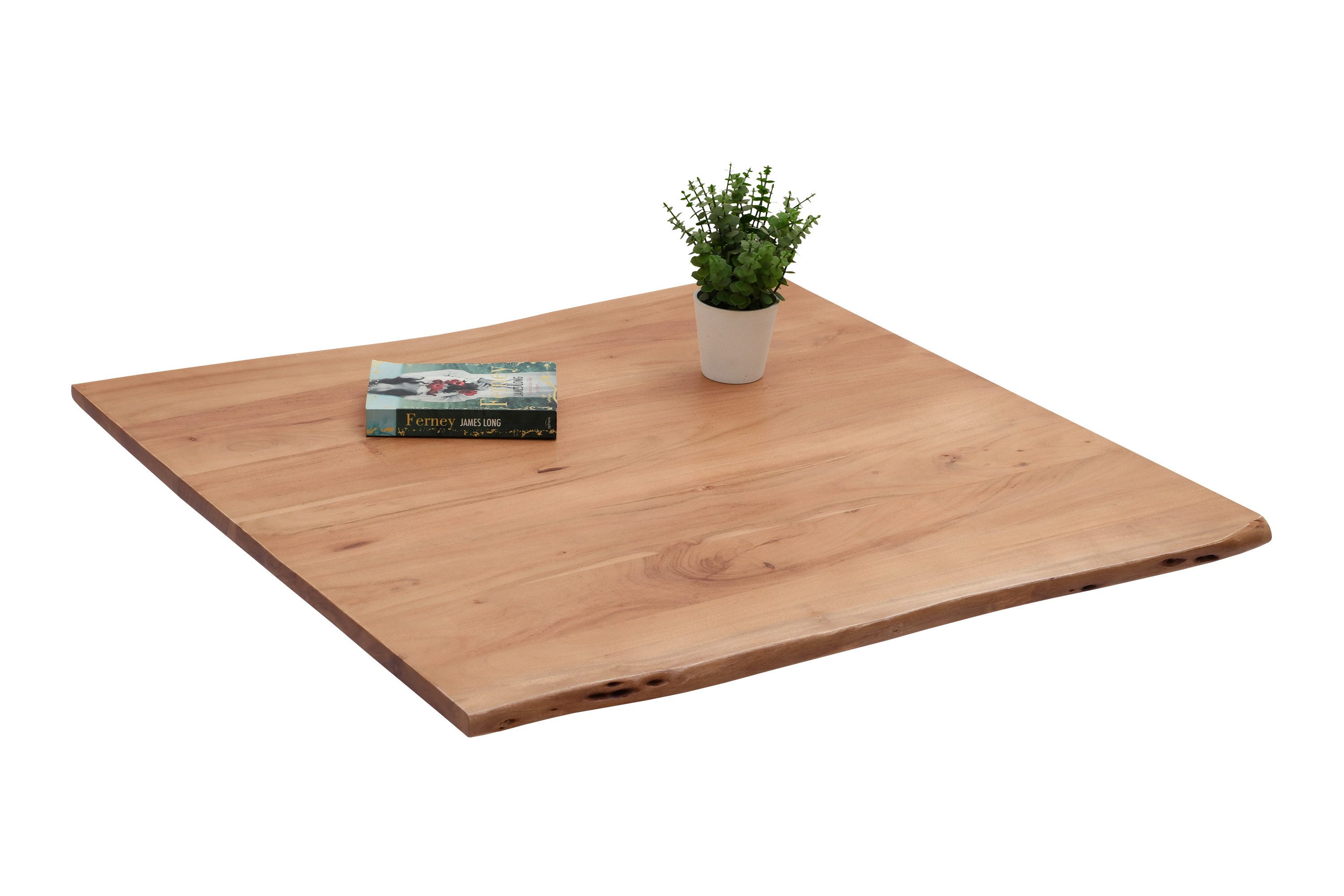 SAM® Arbeitsplatte Nolan, echte Baumkante, verschiedene Farben, Akazienholz massiv