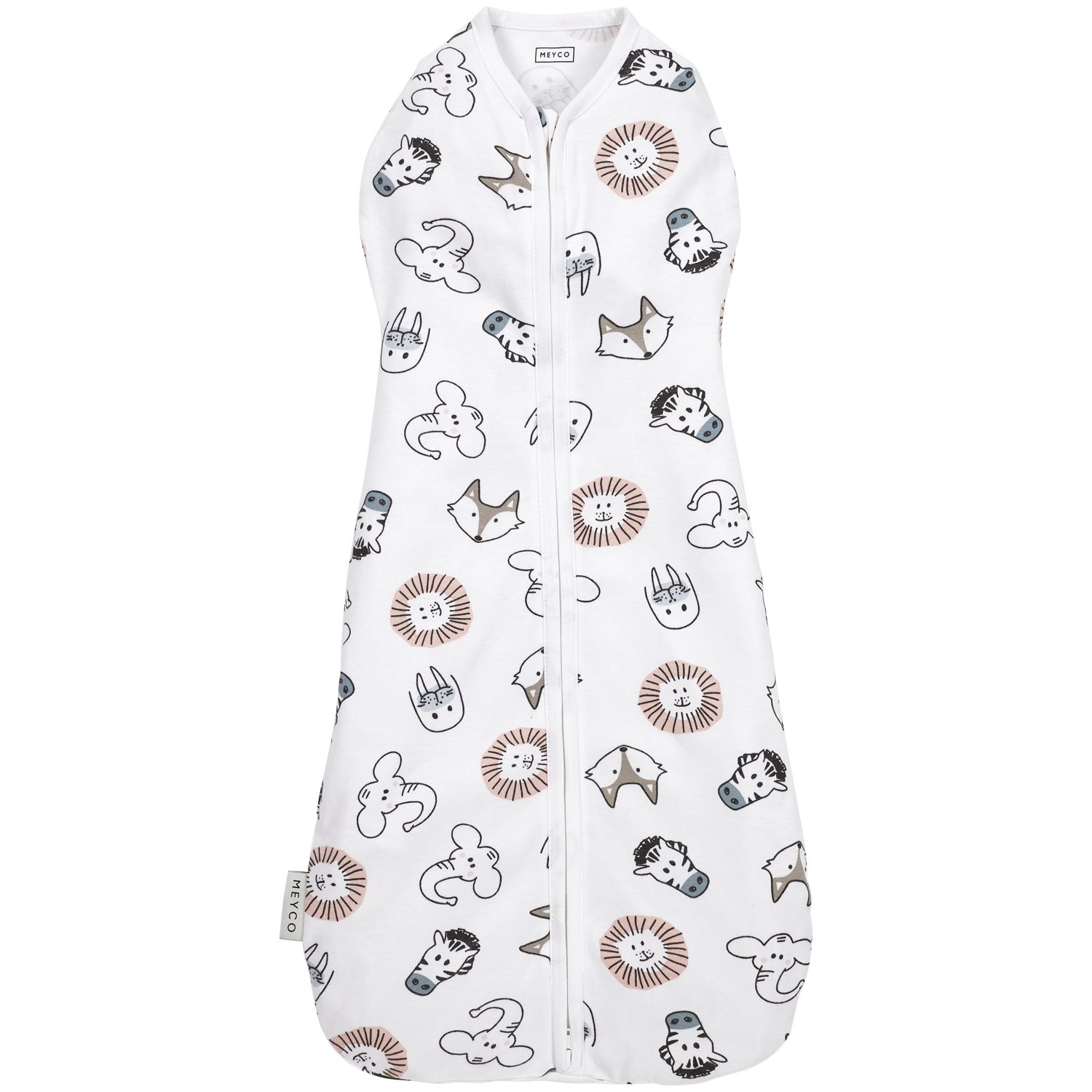Meyco Baby Babyschlafsack Animal Multicolour (1 tlg), 70cm