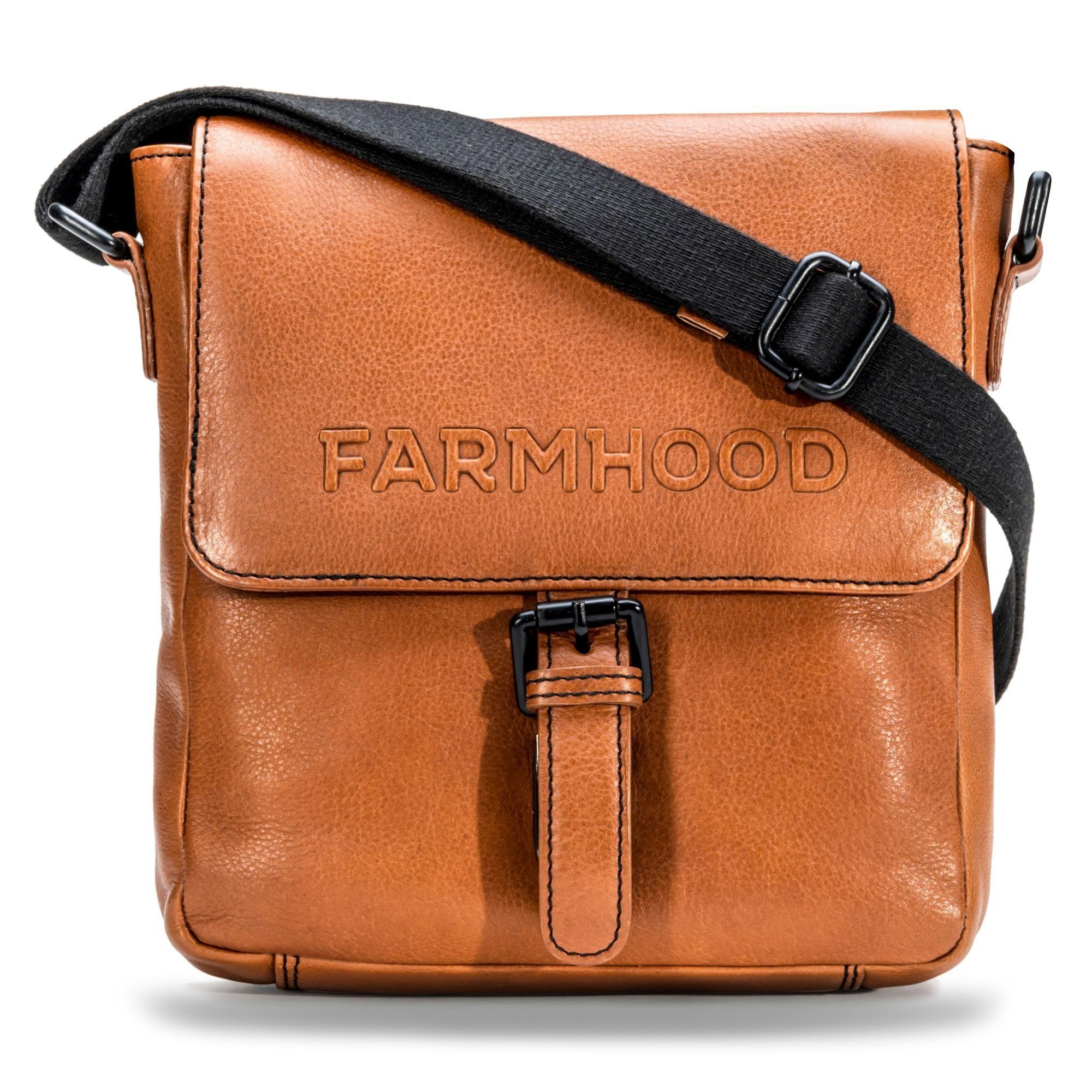 Farmhood Umhängetasche Memphis, Leder günstig online kaufen