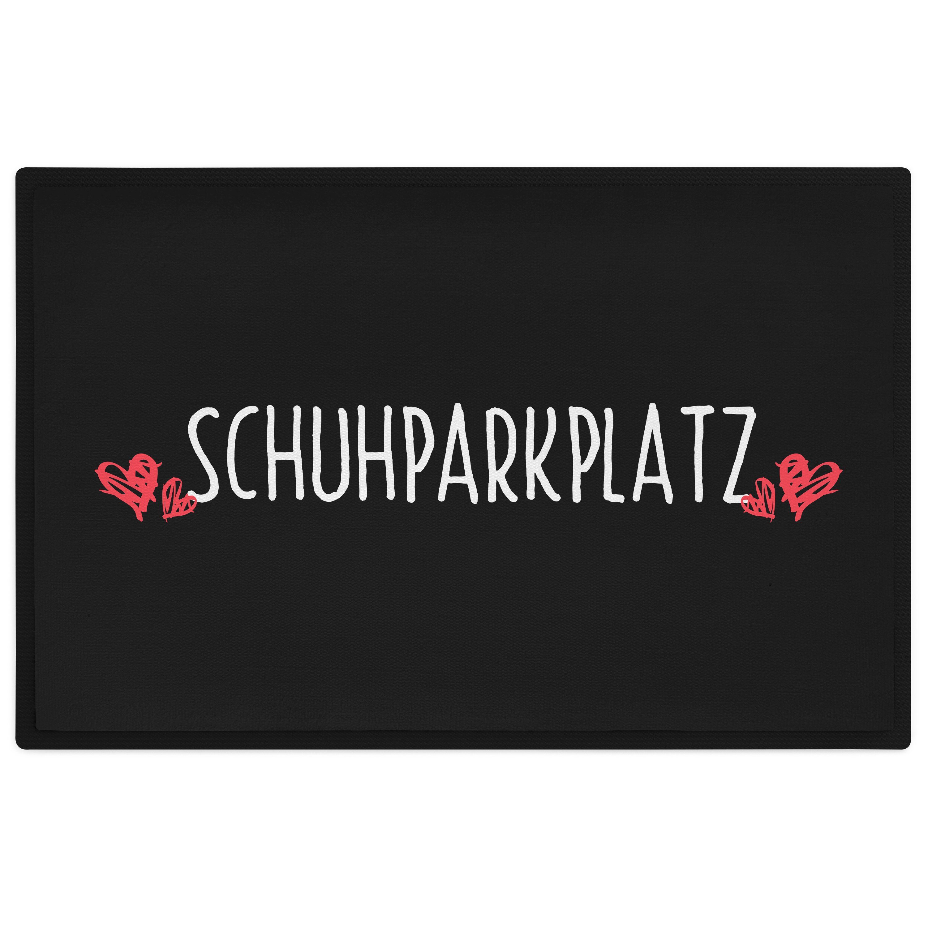 Trendation Fußmatte Schuhparkplatz Lustige Fußmatte Geschenk Fussmatte mit Spruch Innen un