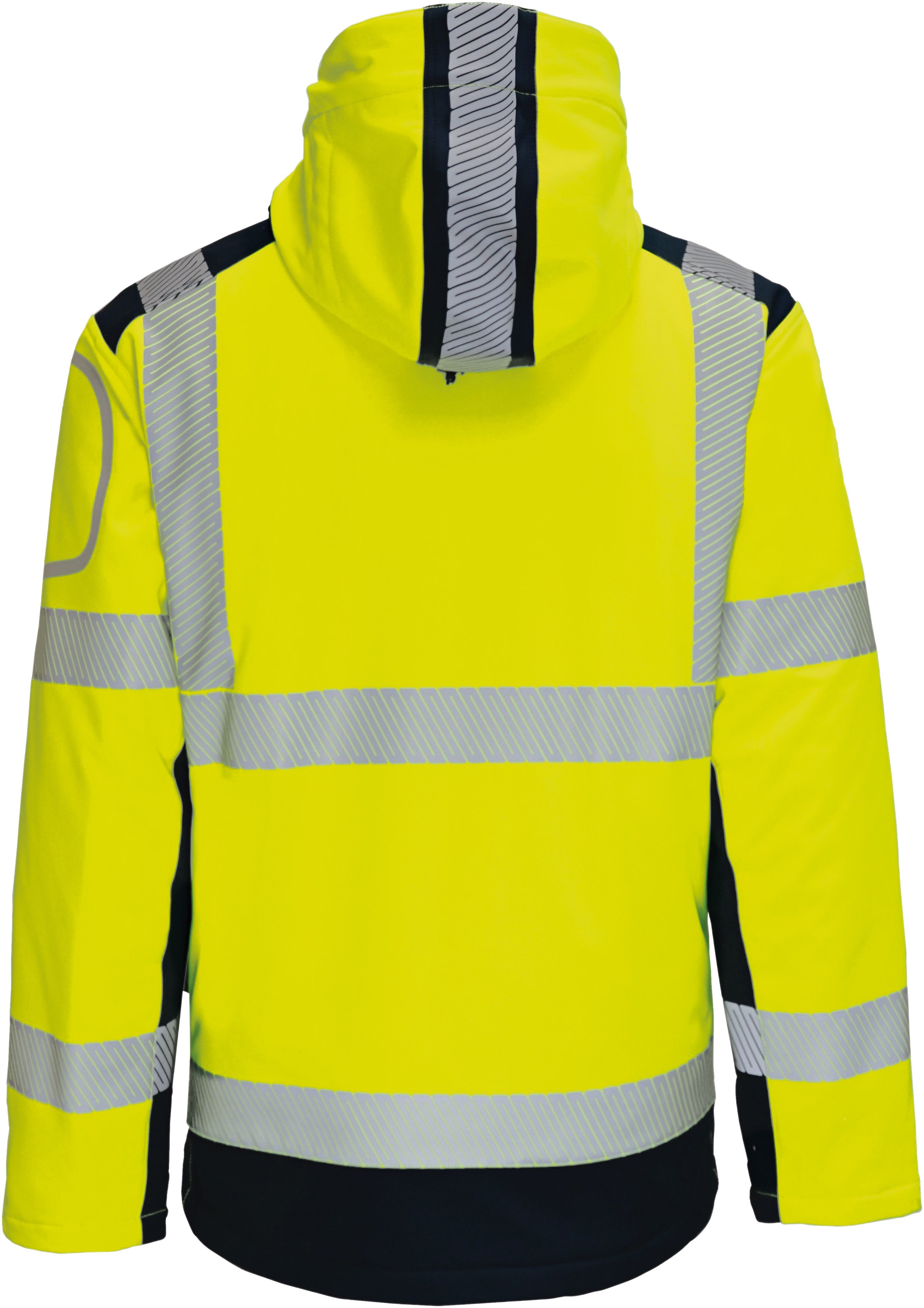 vizwell Softshelljacke 3 in 1 Warnschutz Winter-Softshelljacke Arbeitsjacke günstig online kaufen