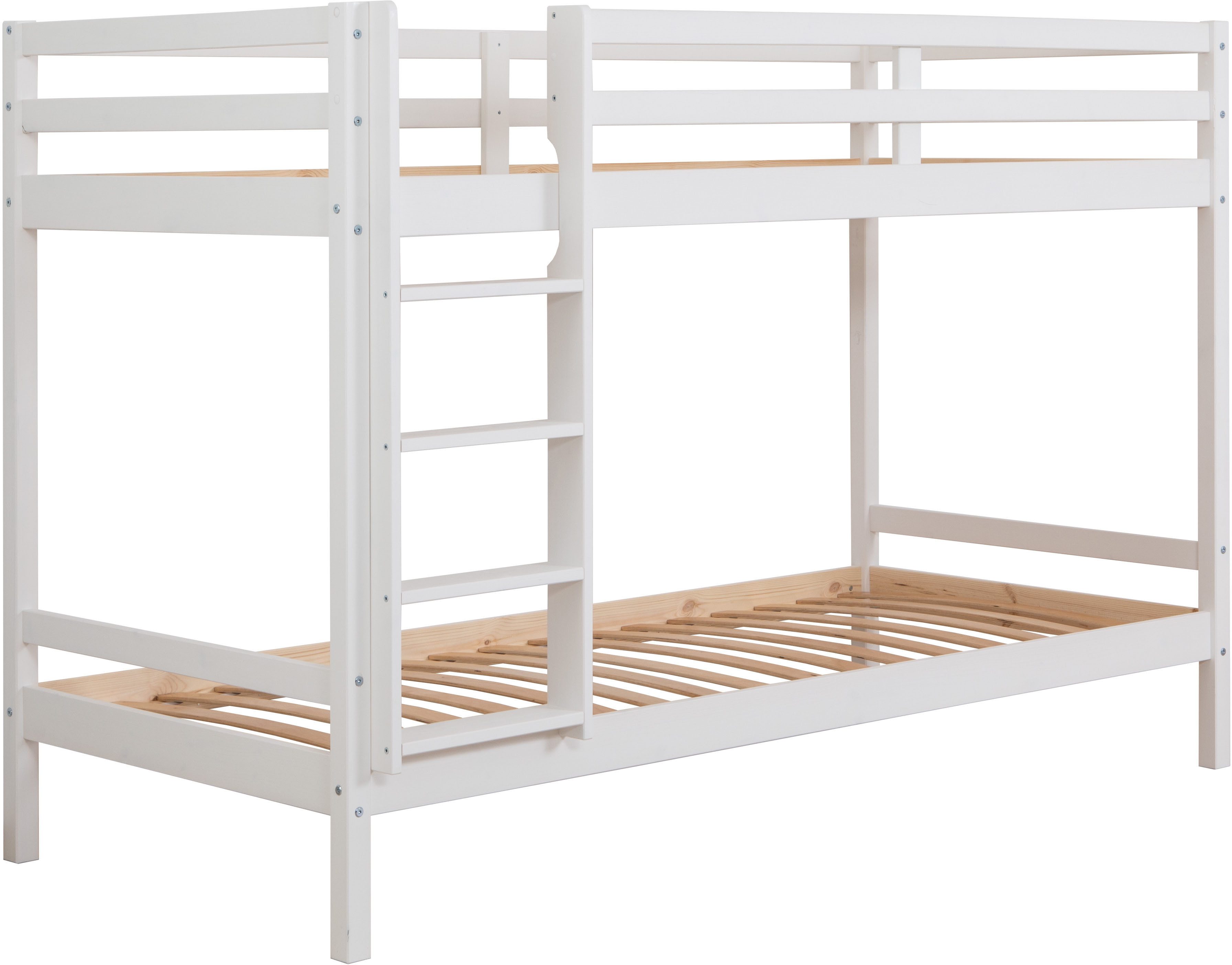 OTTO home Etagenbett René, Hochbett, Stockbett, TOPSELLER! 2 Farben, Schubkasten optional (90x200cm), FSC® zertifiziertes Massivholz, mit Trittleiter + Rundum-Absturzschutz