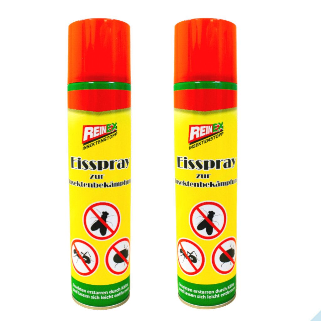 Insektenvernichter REINEX Eisspray zur Insektenbekämpfung, 400 ml, 2 Flaschen