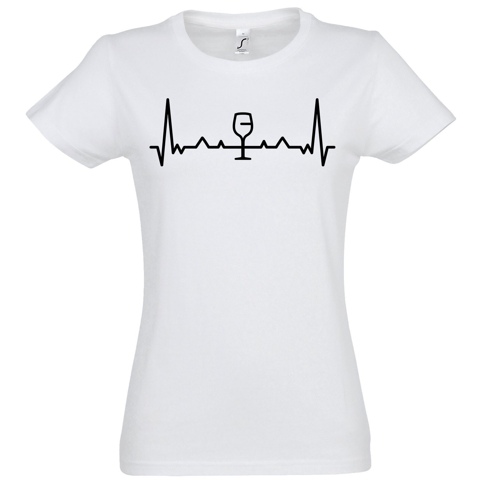 Youth Designz T-Shirt Heartbeat Wein Damen günstig online kaufen