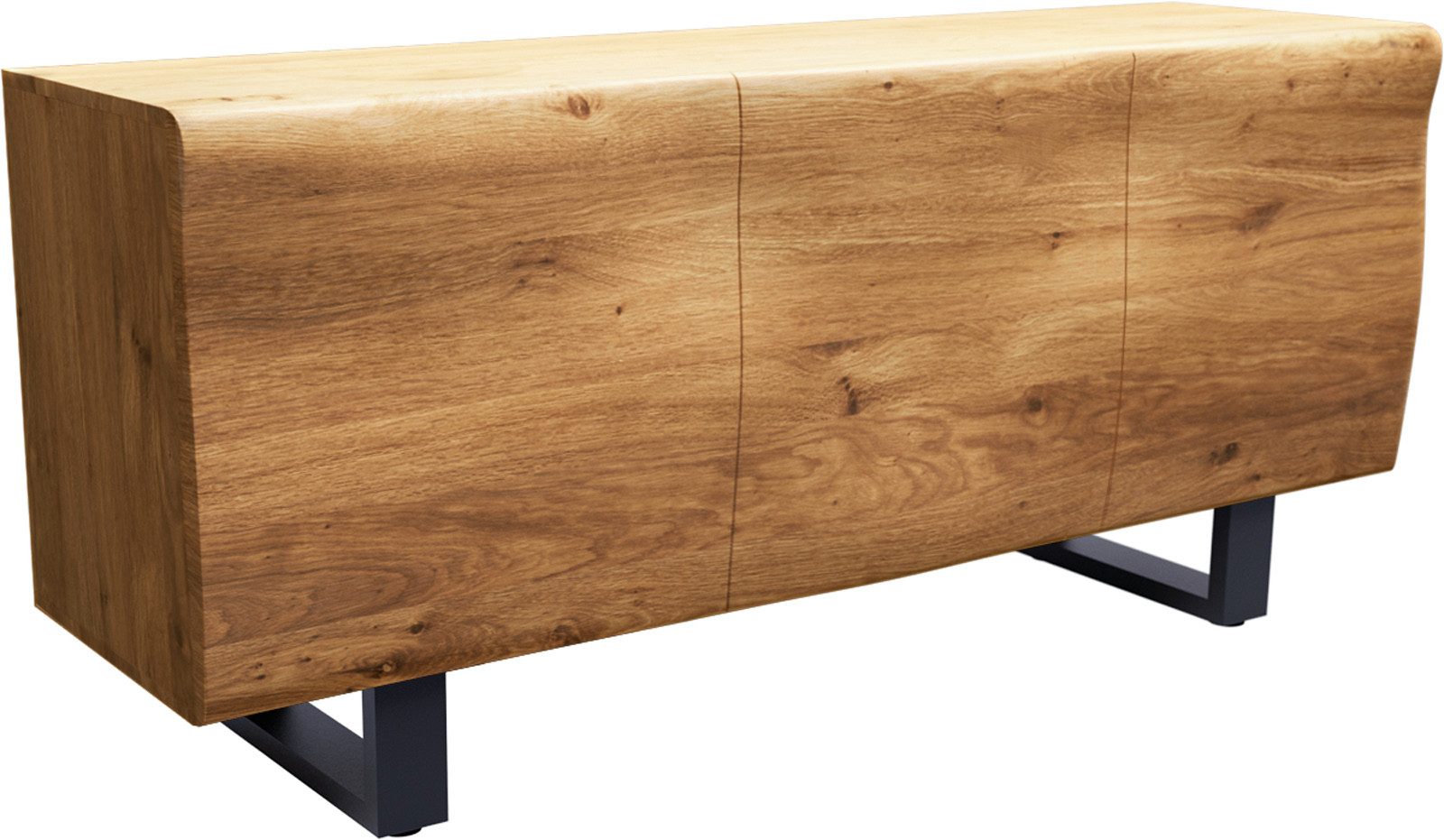 DELIFE Sideboard New, Live-Edge Eiche Natur günstig online kaufen
