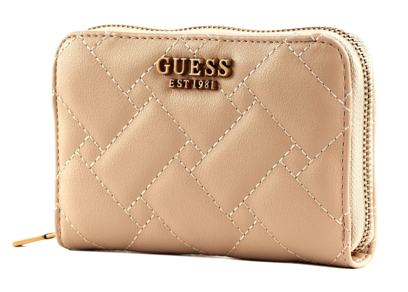 Guess Geldbörse Gracelynn SLG Beige