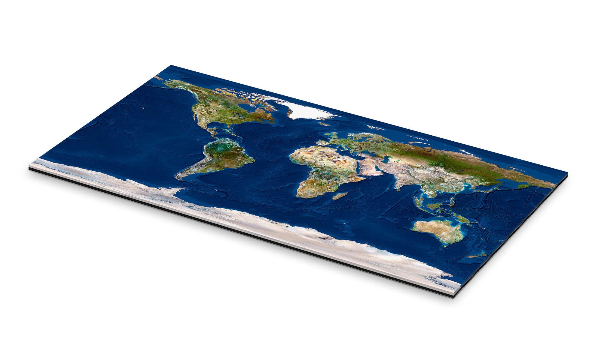 Posterlounge Poster Planetobserver, Topographische Weltkarte, Wohnzimmer günstig online kaufen