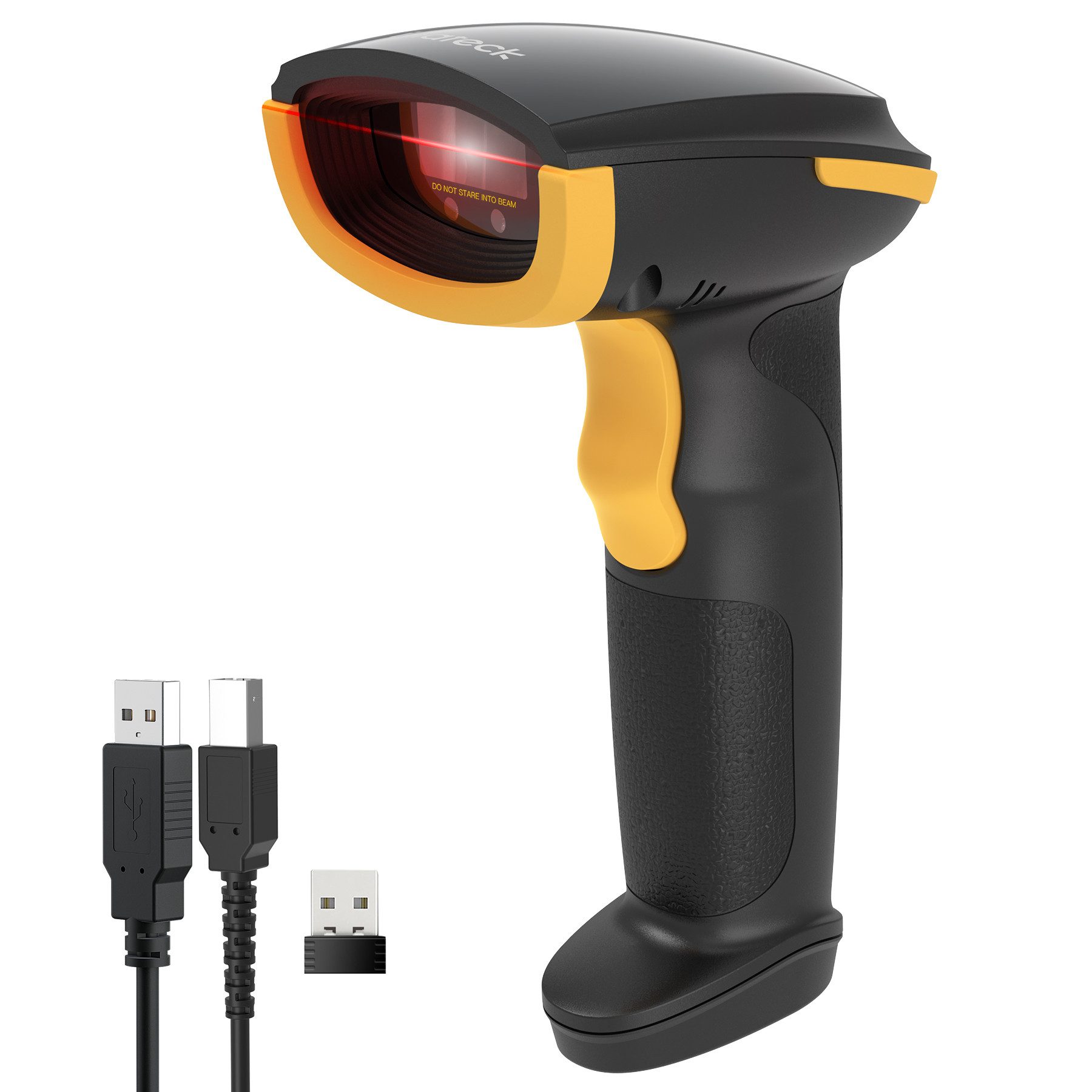 Inateck Barcode Scanner Kabellos, 1D CCD, Bildschirm-Scannen Unterstützt Handscanner, (2600mAh für 3 Monate Standby)