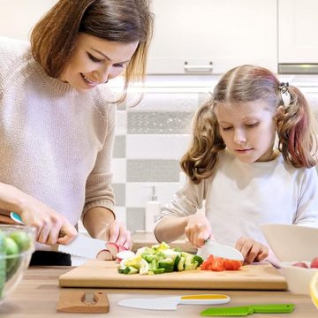 Coonoor Kinderkochmesser 8-teiliges Kinder-Küchenmesser-Set zum Schneiden und Kochen