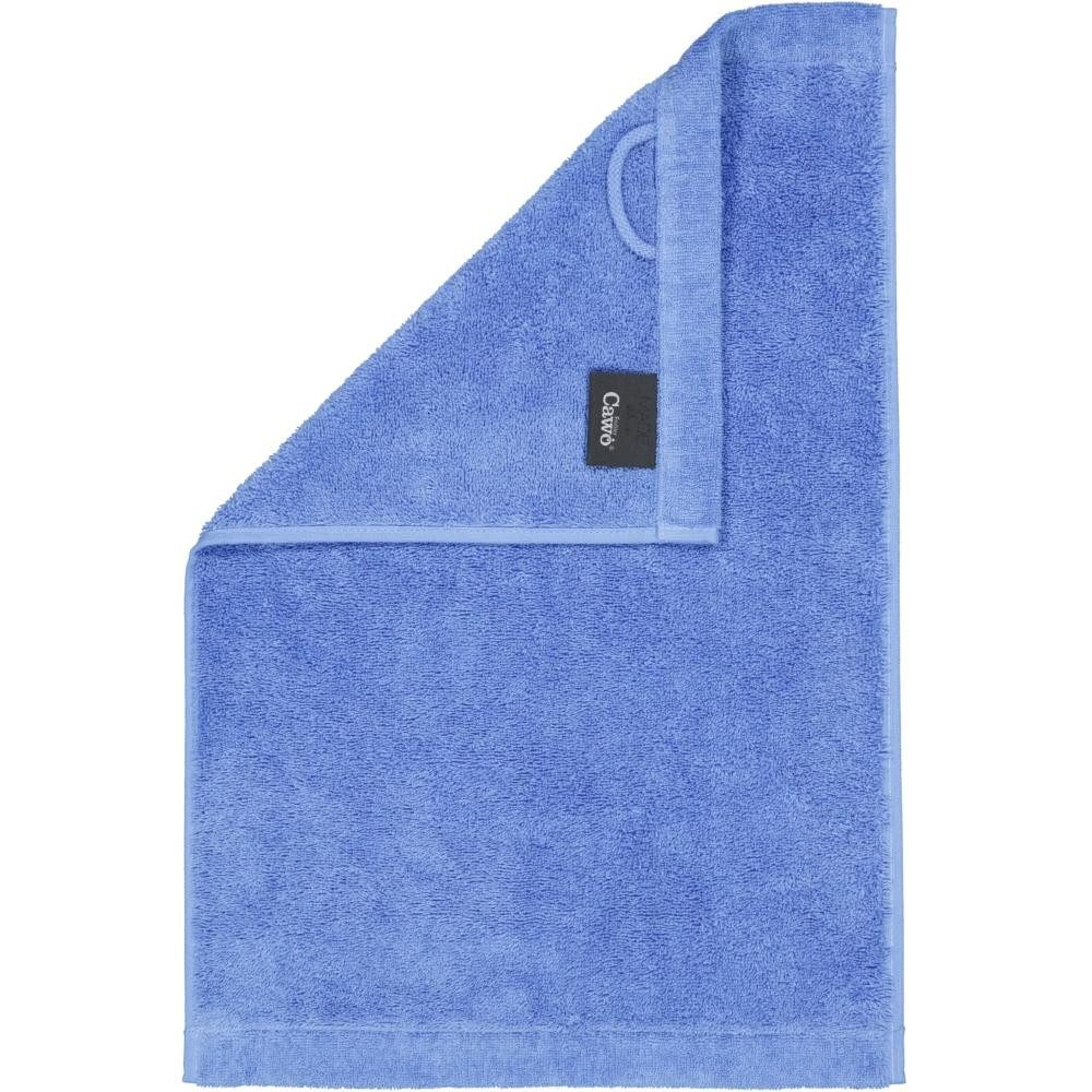 Cawö Badetücher Gästehandtuch Lifestyle Uni Capri Blau (30x50 cm)