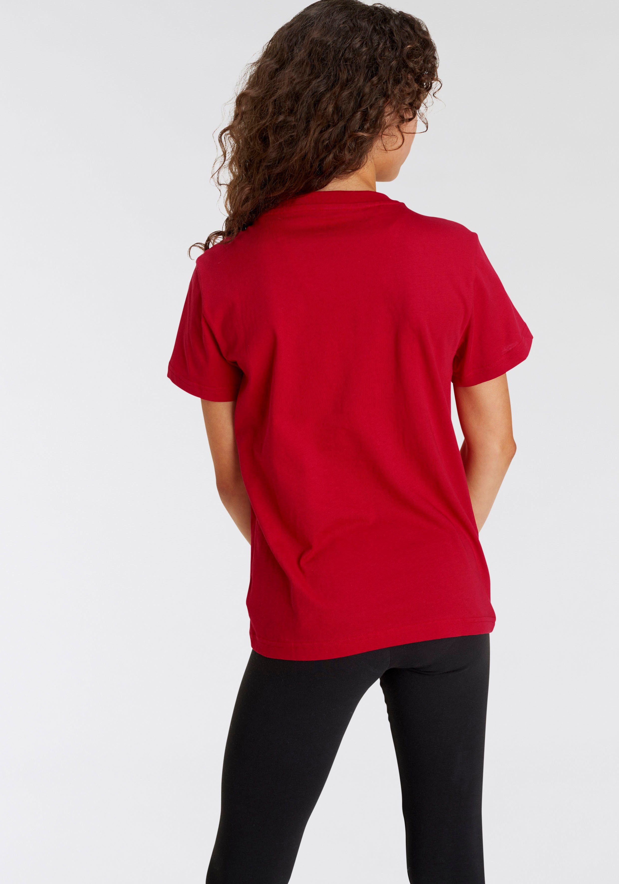 TEE T-Shirt TREFOIL adidas Better Unisex Originals Scarlet