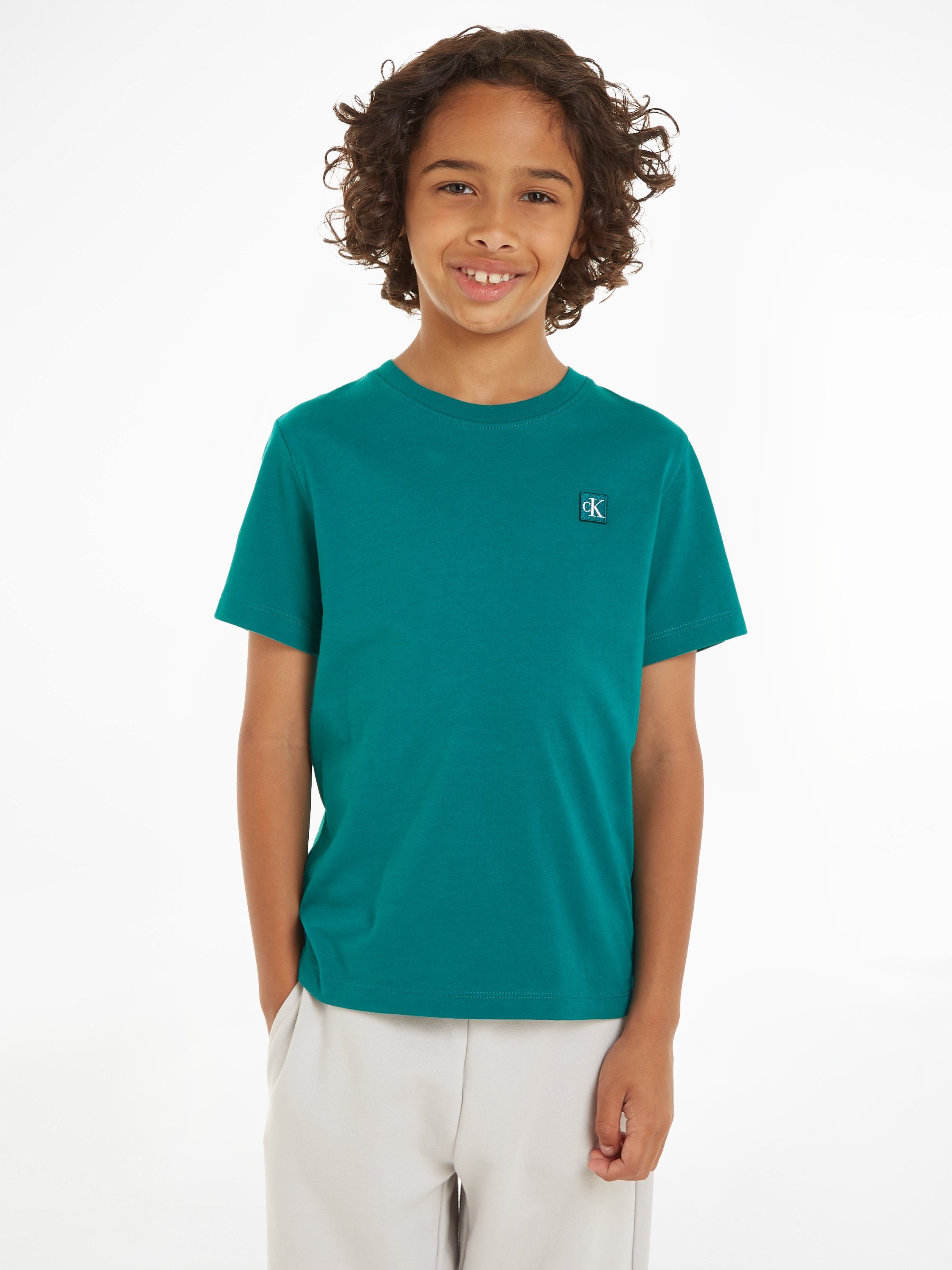 T-Shirt MONOGRAM BADGE Jeans Calvin Klein für bis Kinder Jahre MINI T-SHIRT 16
