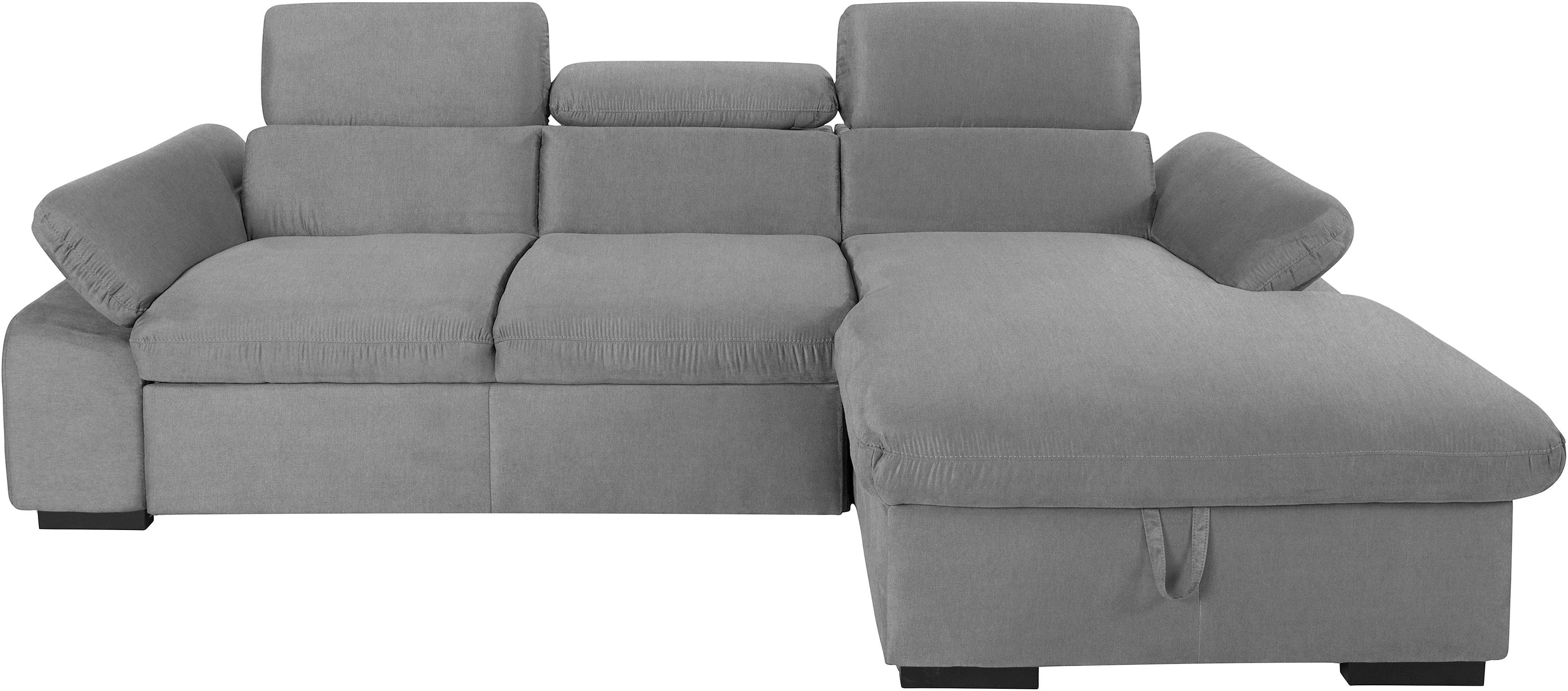 COTTA Ecksofa "Lola L-Form mit Kopfteilfunktion & Hocker", (Set, mit Hocker günstig online kaufen