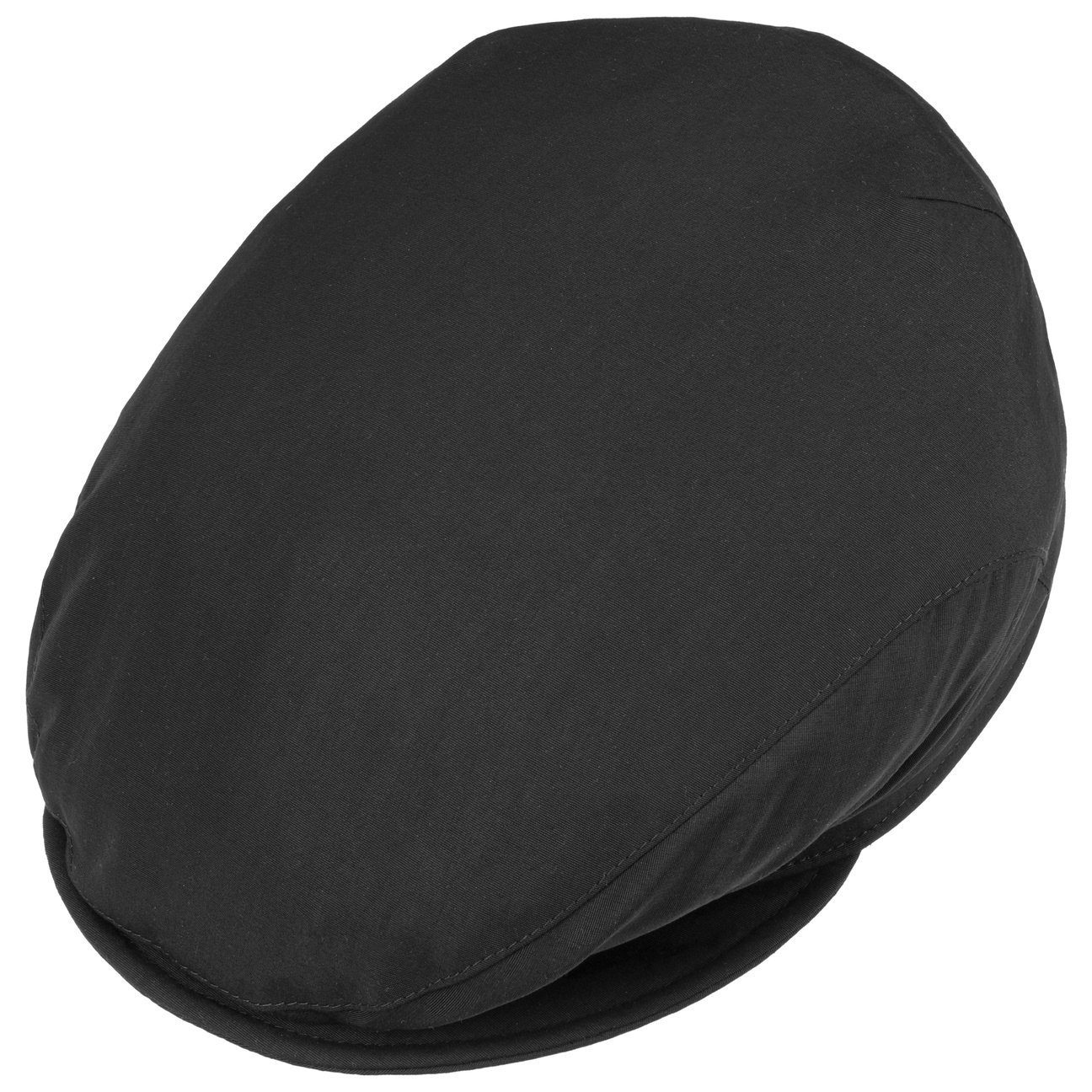 Mayser Flat Cap (1-St) mit in the EU schwarz Made Flatcap Schirm