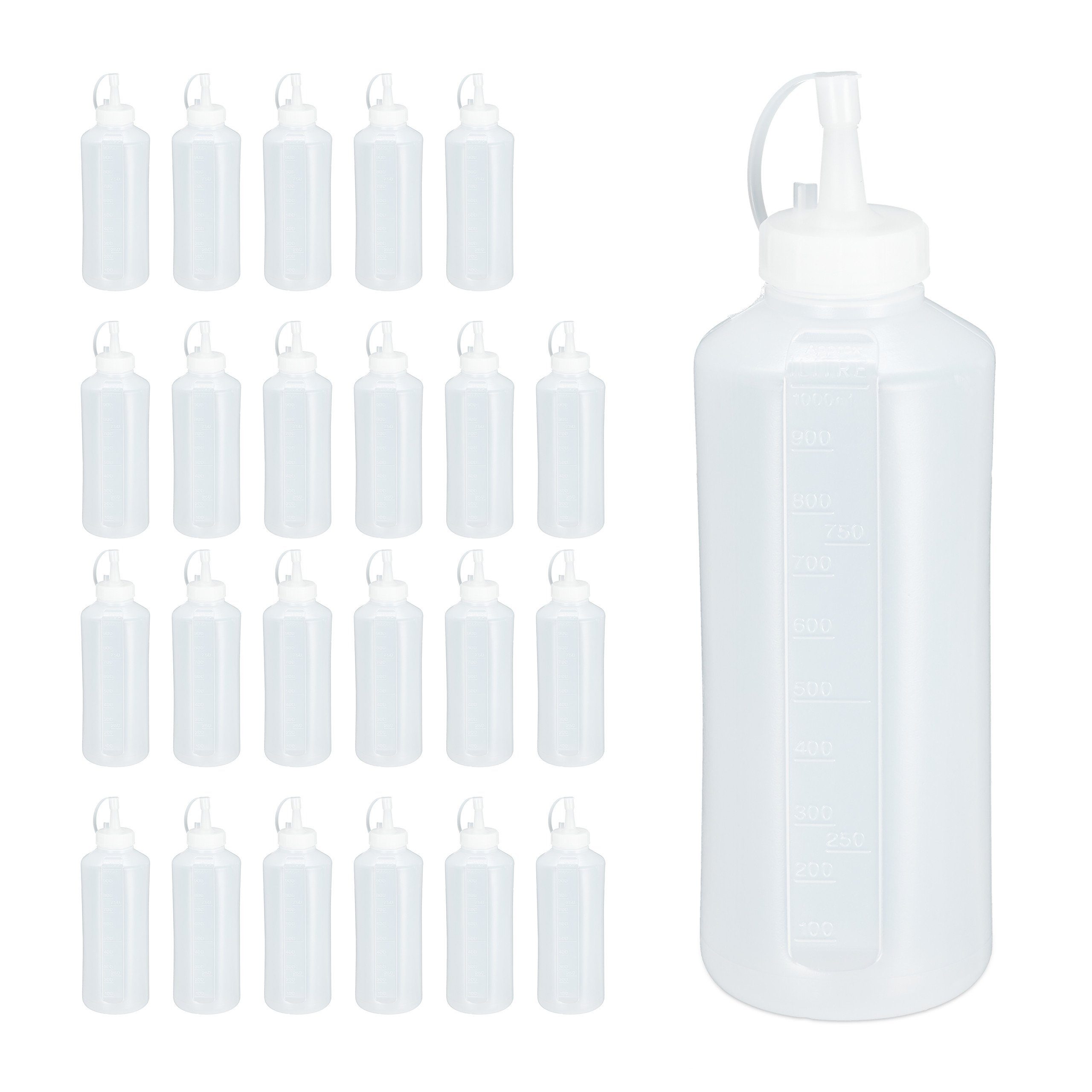Dressing Shaker 24 x Quetschflasche 1000 ml