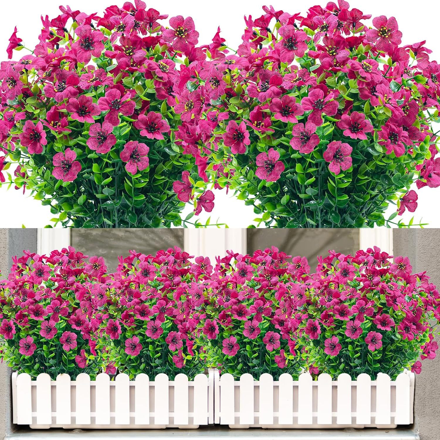 Kunstblumenstrauß Frühling Künstlicher Blumenstrauß Outdoor Balkonpflanzen, günstig online kaufen
