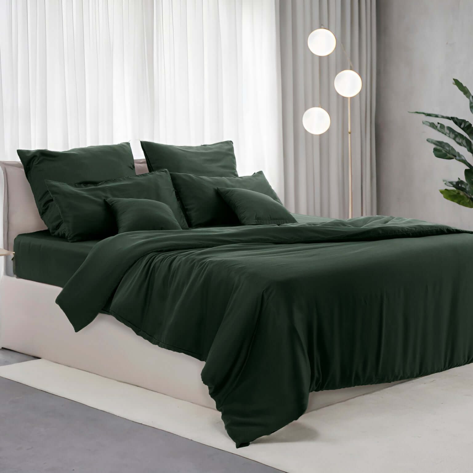 twenty:three® Bettbezug Lyocell Deckenbezug Forest Green, günstig online kaufen