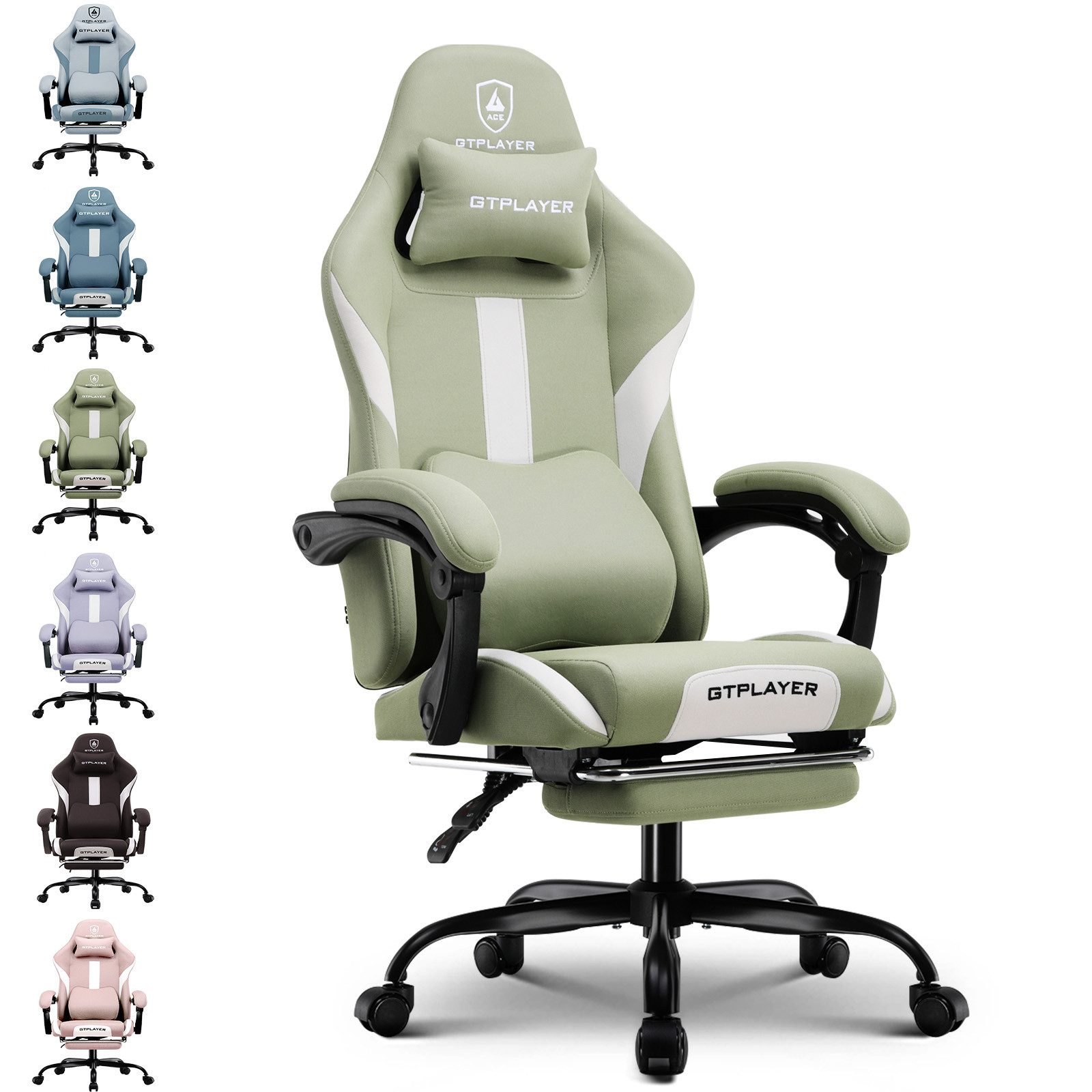 GTPLAYER Gaming-Stuhl Ergonomischer Gaming Sessel Schreibtischstuhl günstig online kaufen