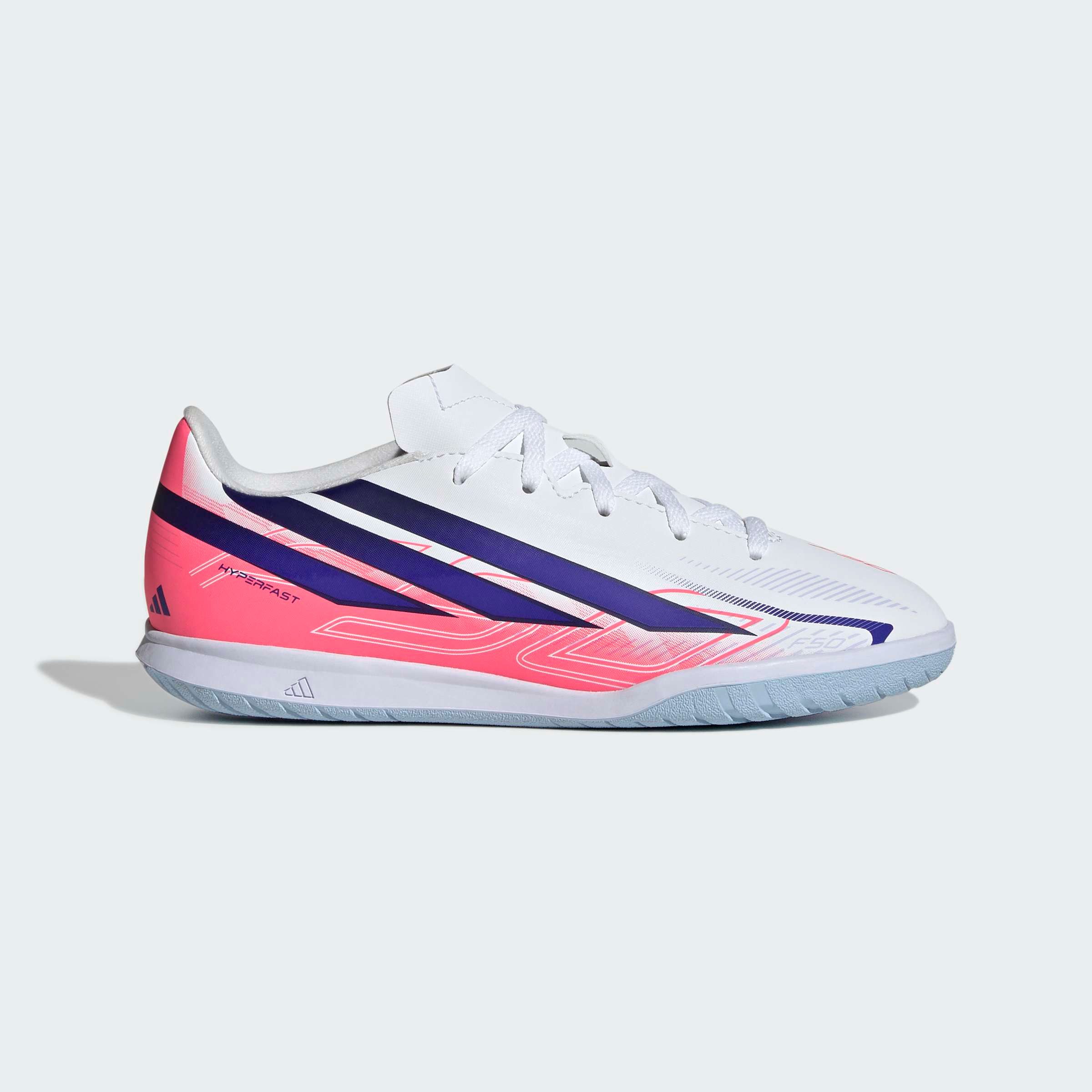 adidas Performance F50 HYPERFAST CLUB KIDS Fußballschuh für Hallenboden, für Jugendliche & Kinder