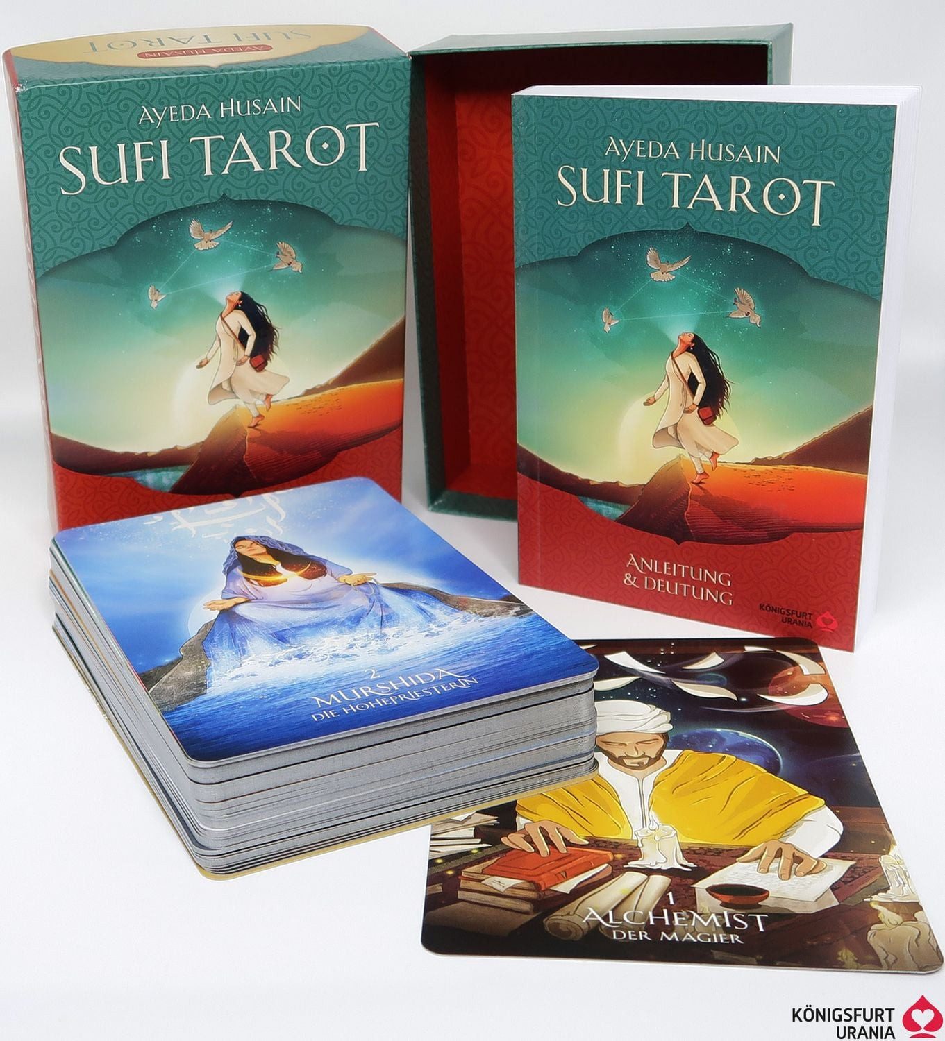 Sufi-Tarot - Der Weg des Herzens: 78 Tarotkarten mit Anleitung / Ayeda Husain