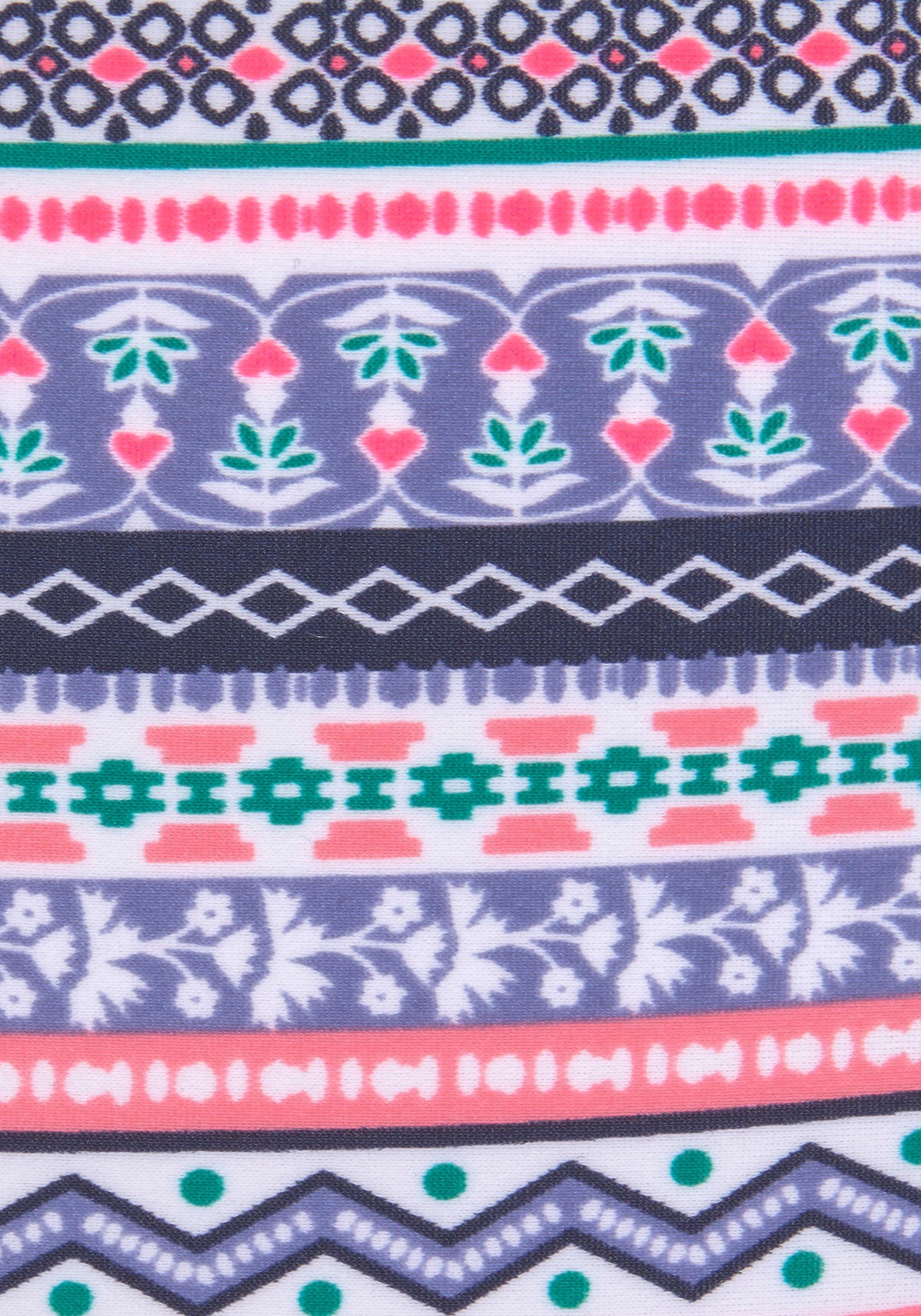 s.Oliver Bikini-Hose Barcelona mit modischem Print, Mix-Kini