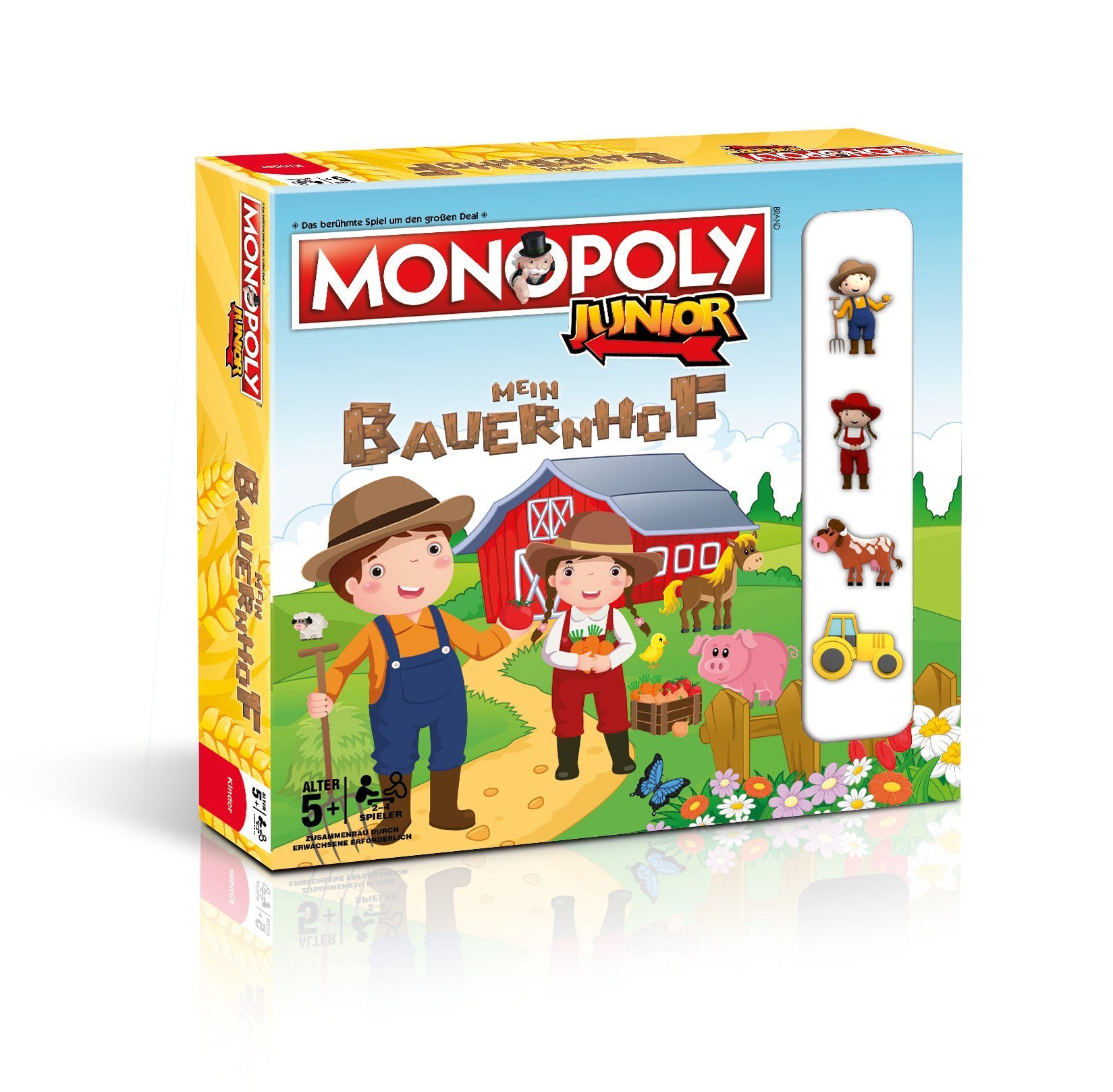 Winning Moves Spiel, Monopoly Junior - Mein Bauernhof