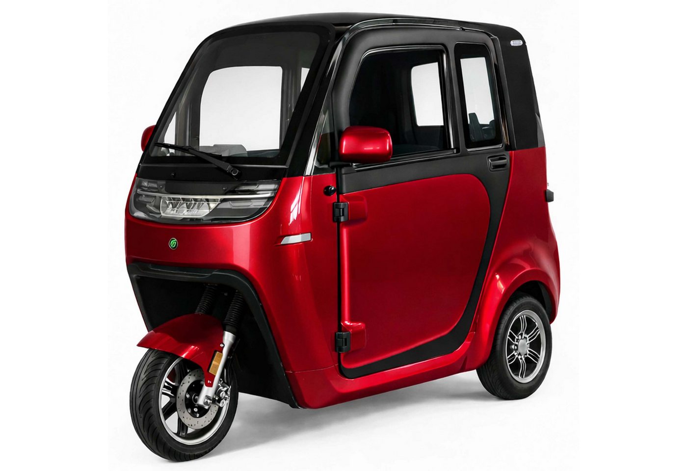 Urban Hopper E-Motorroller Urban Hopper Cabin Base Elektro Kabinenroller Dreirad-Microcar, 1500 W, 25 km/h, abschließbare Transportbox, Blei-Gel-Akku, bis zu 80km Reichweite, COC