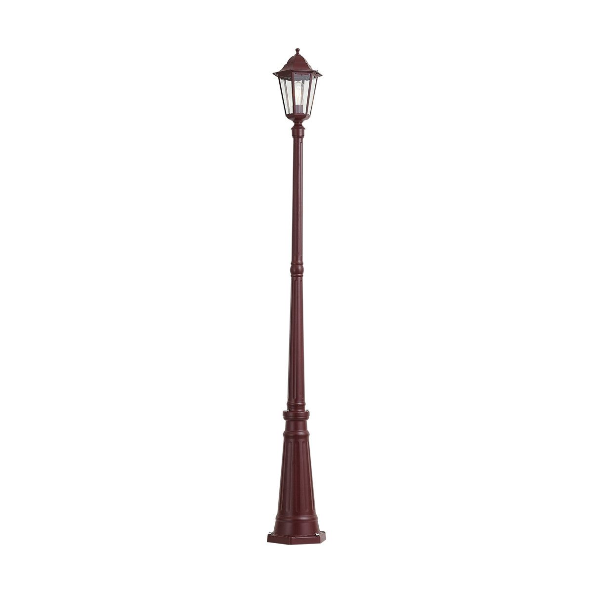 Qazqa Außen-Stehlampe Havana, ohne Leuchtmittel, E27, Rot, Klassisch / Antik, Aluminium, 1-flammig
