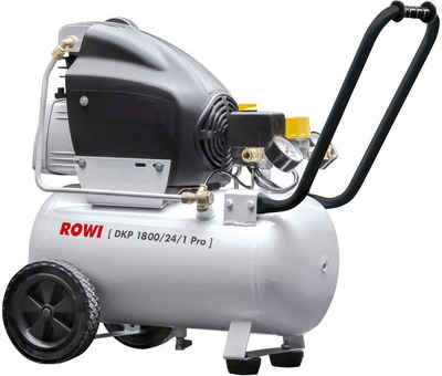 ROWI Kompressor »DKP 1800/24/1 Pro«, 1800 W, max. 10 bar, 24 l