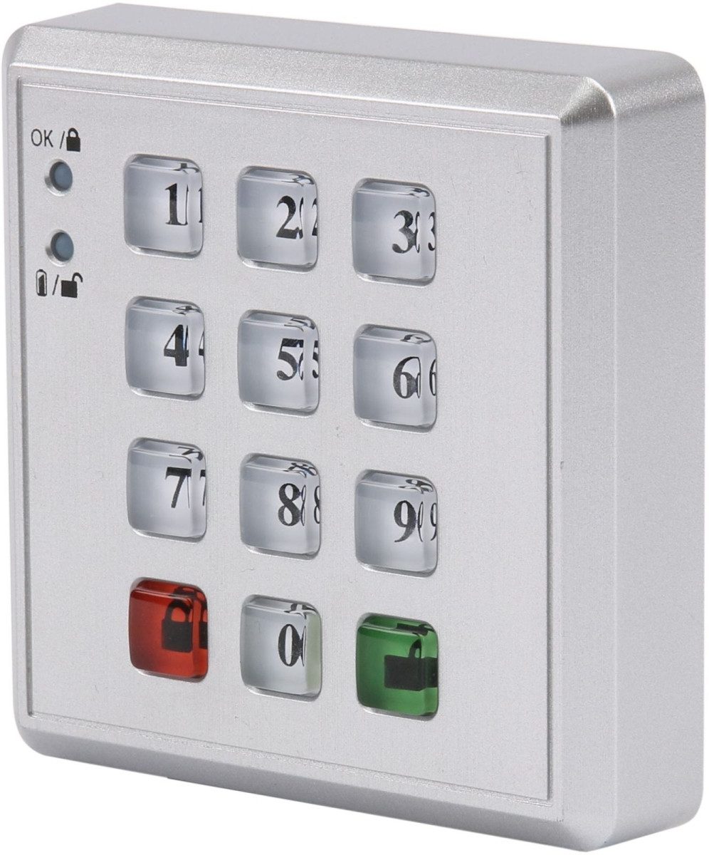 Olympia Kettenschloss Funk-Keypad extern für Alarmsysteme silber