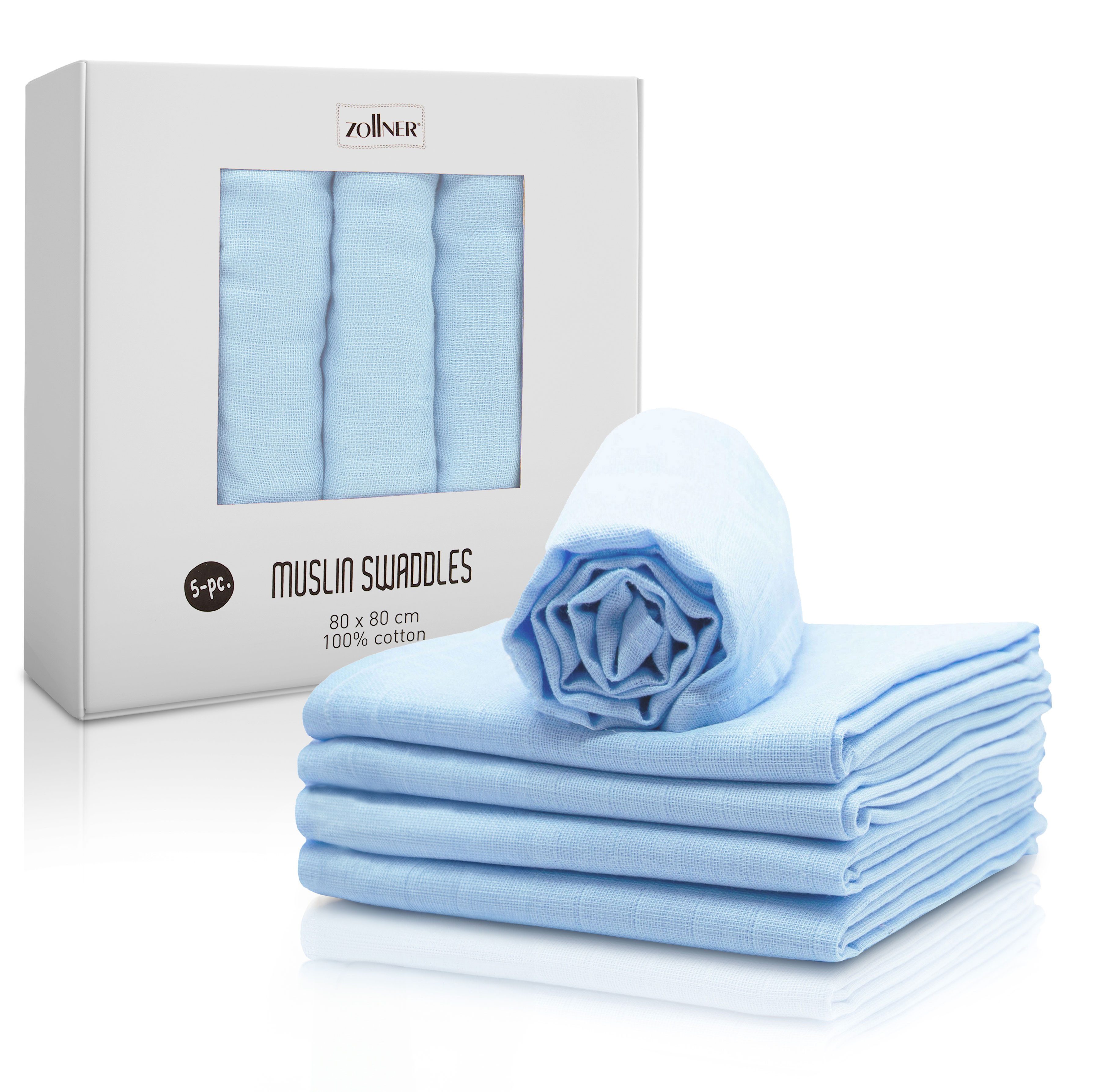 ZOLLNER Spucktuch, (5-tlg., Geschenk-Set), 100% Baumwolle
