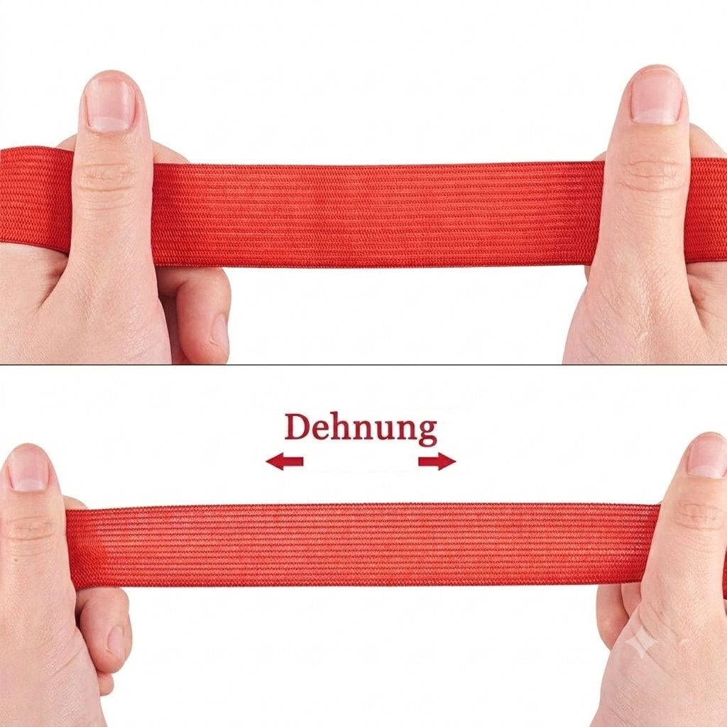 Benecreat Gummiband 34er Pack Gummiband 25 mm breit, 34 m elastisches Nähband in 34 Farben, 34 Farben, 25 mm breit, elastisch, dehnbar und vielseitig einsetzbar – Bild 2 von 5