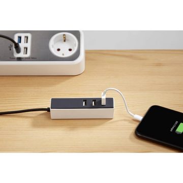 VOLTCRAFT USB Hub, 3 Anschlüsse, USB-C® nach 3 x USB-A, USB-Ladegerät