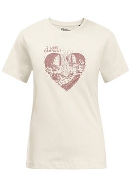 Jack Wolfskin T-Shirt CAMPING LOVE T W