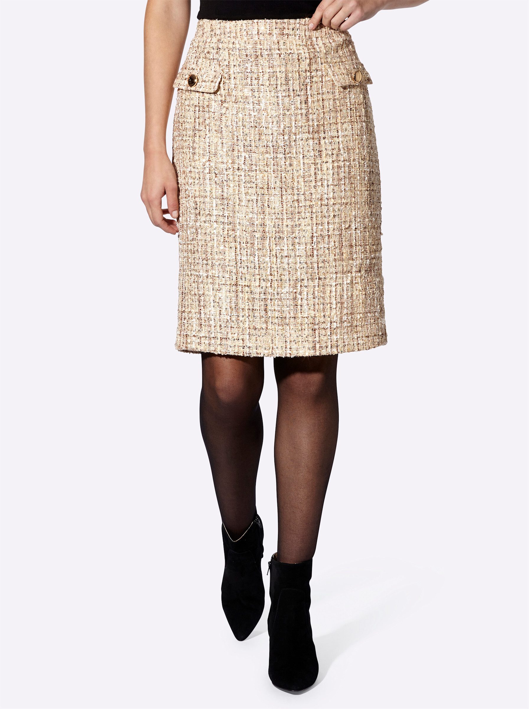 heine A-Linien-Rock Bleistiftrock . günstig online kaufen