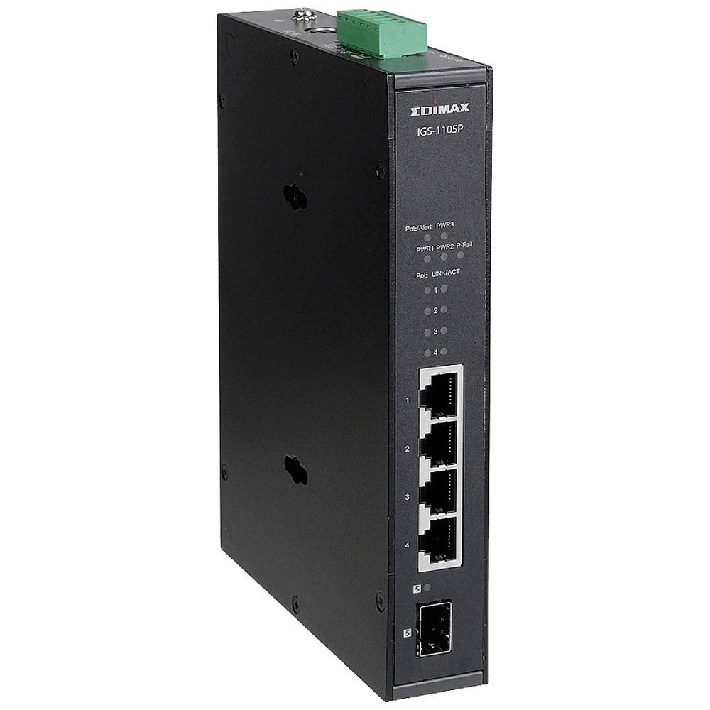Edimax EDIMAX IGS-1105P IGS-1105P Industrial Ethernet Switch Netzwerk-Switch