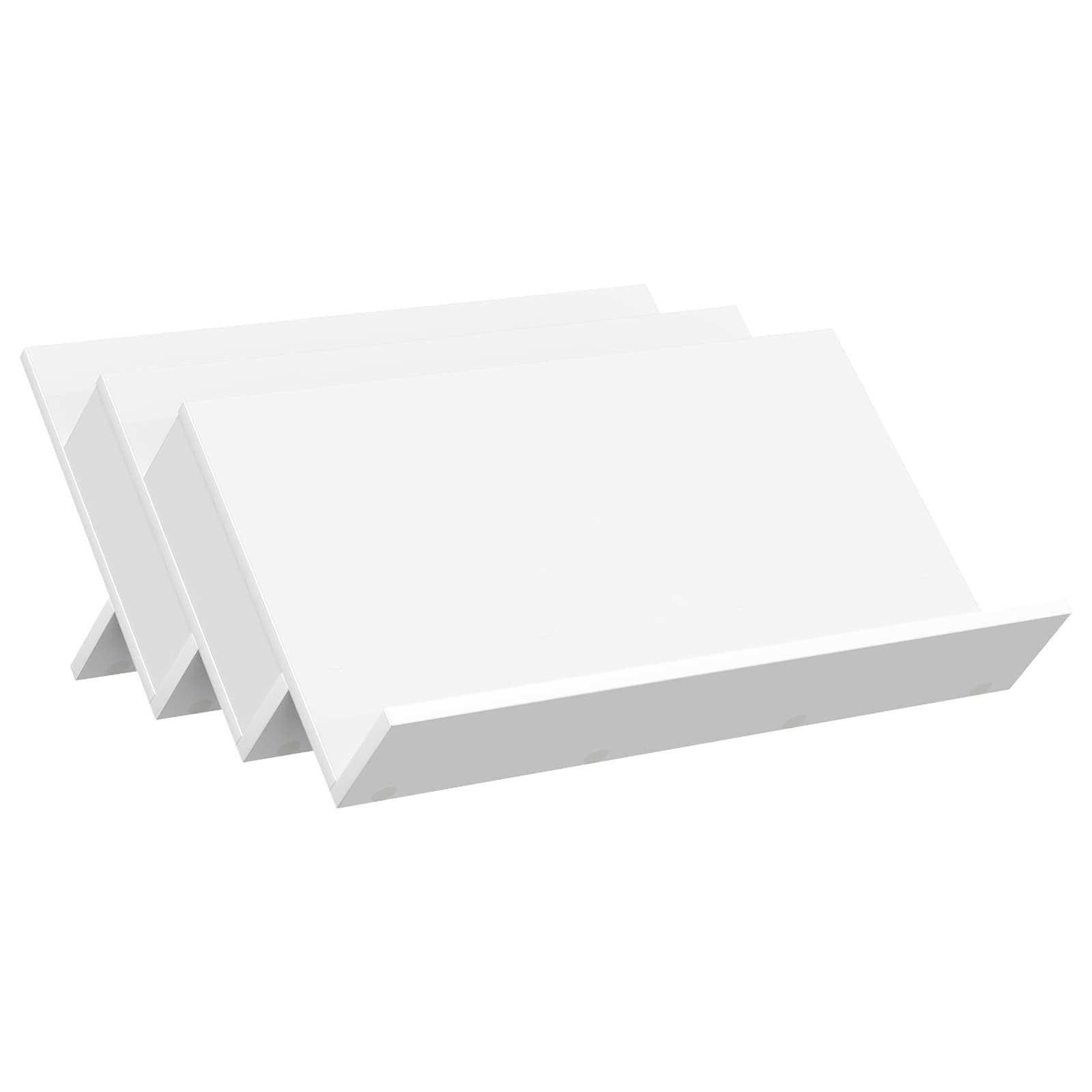 vidaXL Zeitungsständer Magazinregal mit Regal Weiß 65 x 53 x 28,5 cm Holzwerkstoff (1 St)