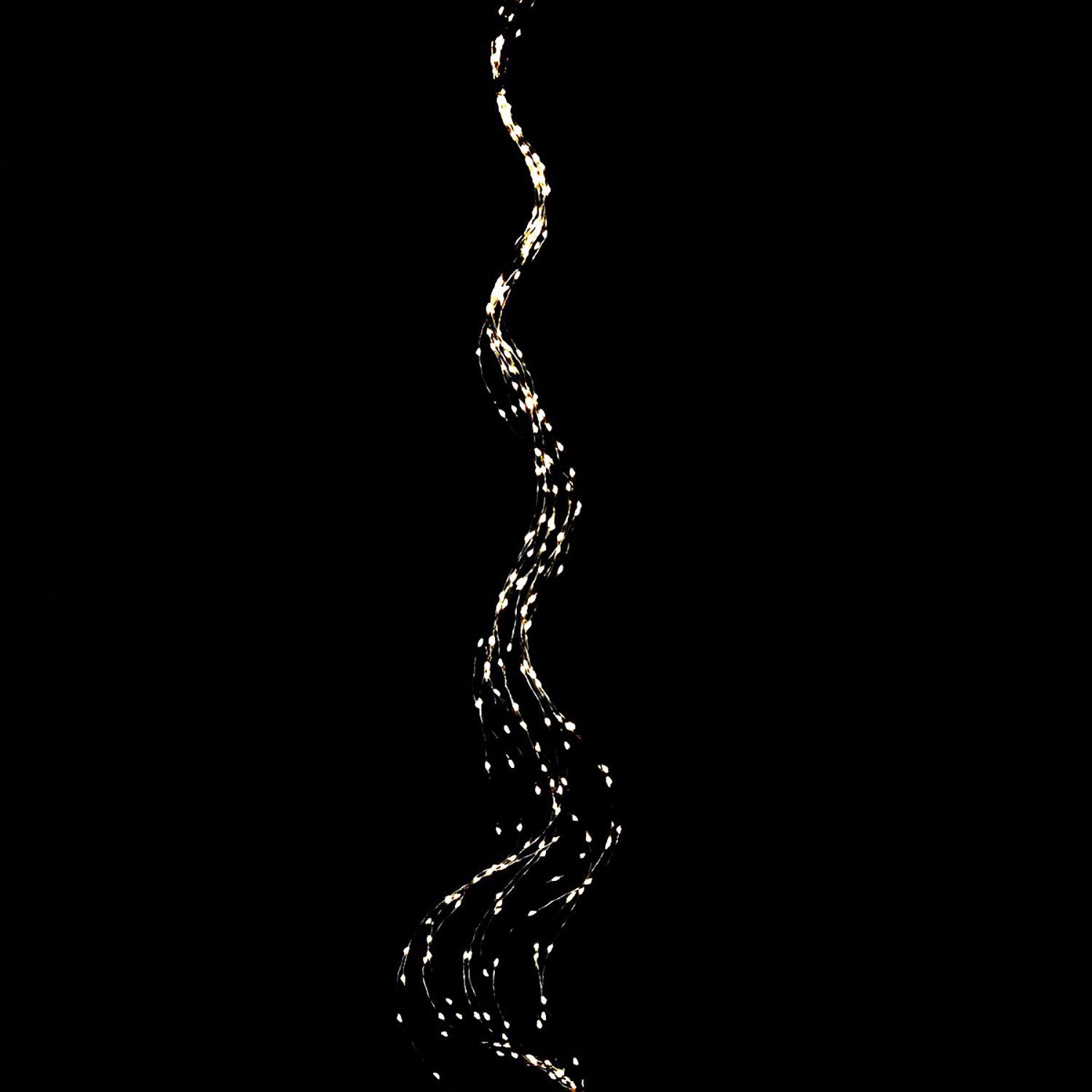 Mojawo Lichtervorhang 200er LED Schweif-Kette Batteriebetrieben Lichterkett günstig online kaufen