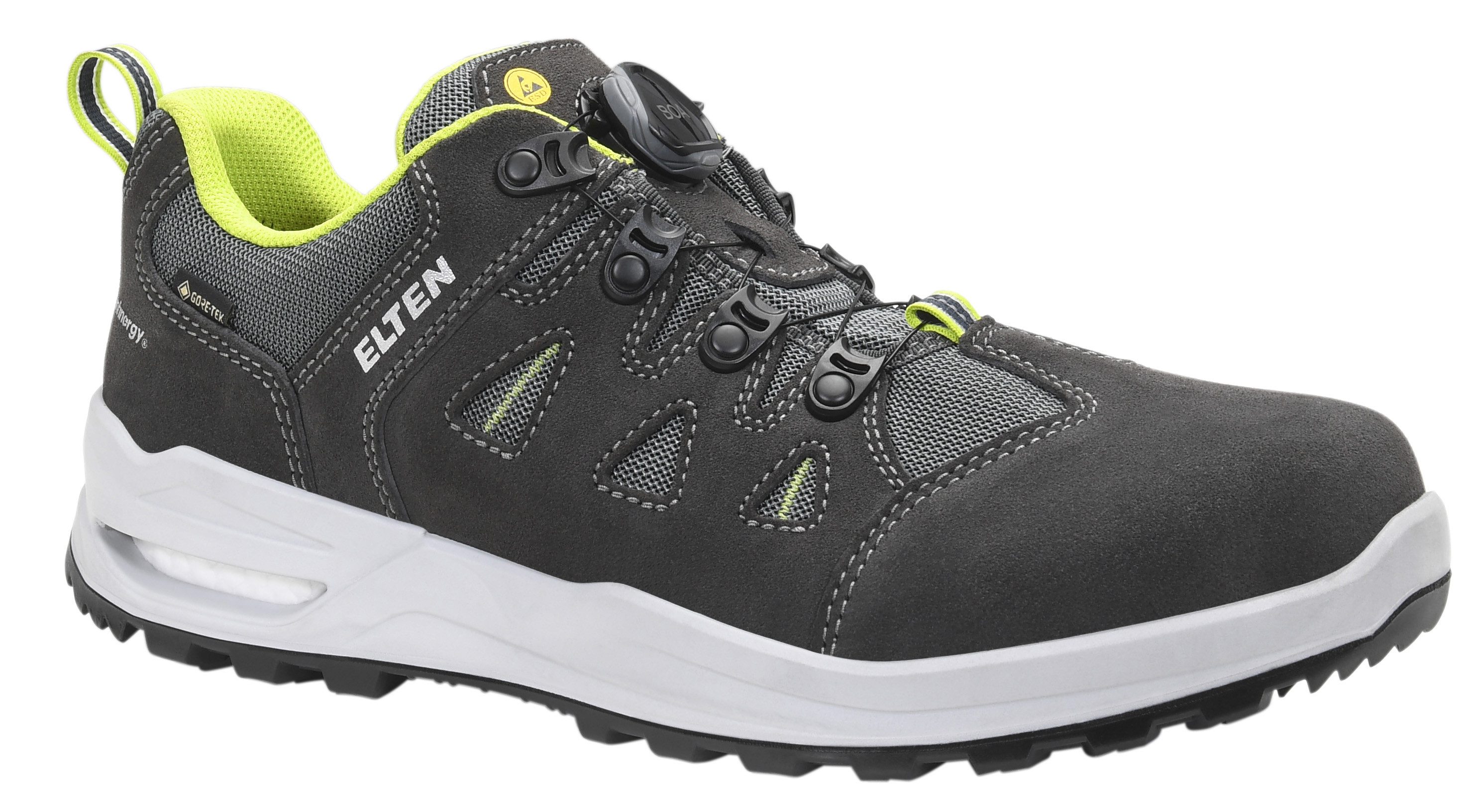 RILEY XXF BOA® GTX® grey-lime Low ESD O2 WR Sicherheitsschuh