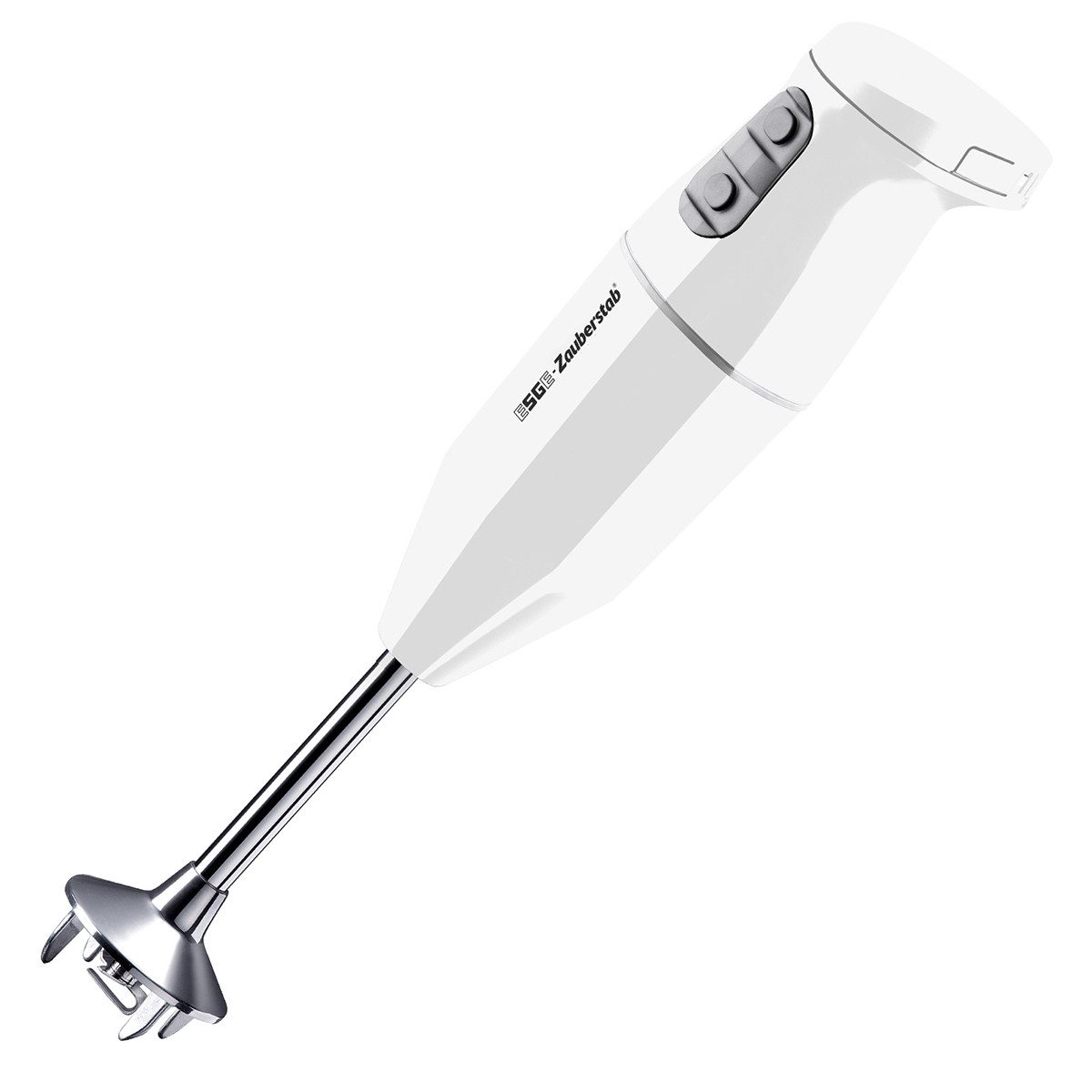ESGE-Zauberstab Stabmixer Cordless Weiß 95100, 2-stufig mit Aufsteckzentrierung bis zu 13.000 U/min