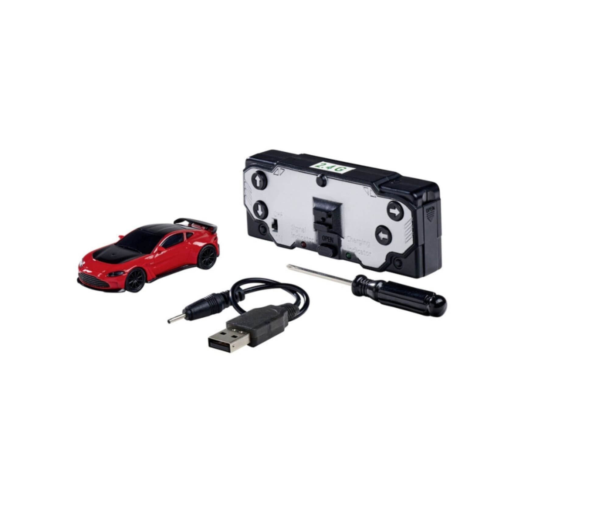 CARSON RC-Buggy Carson 1:64 Nano Racer Ast.Martin V12 Vant. rot