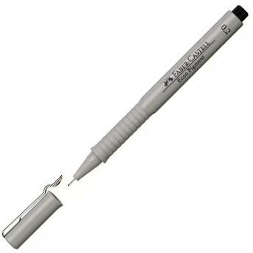Thumbnail - Faber-Castell Fineliner Filzstifte Ecco Pigment 0,2 mm Schwarz 10 Stück
