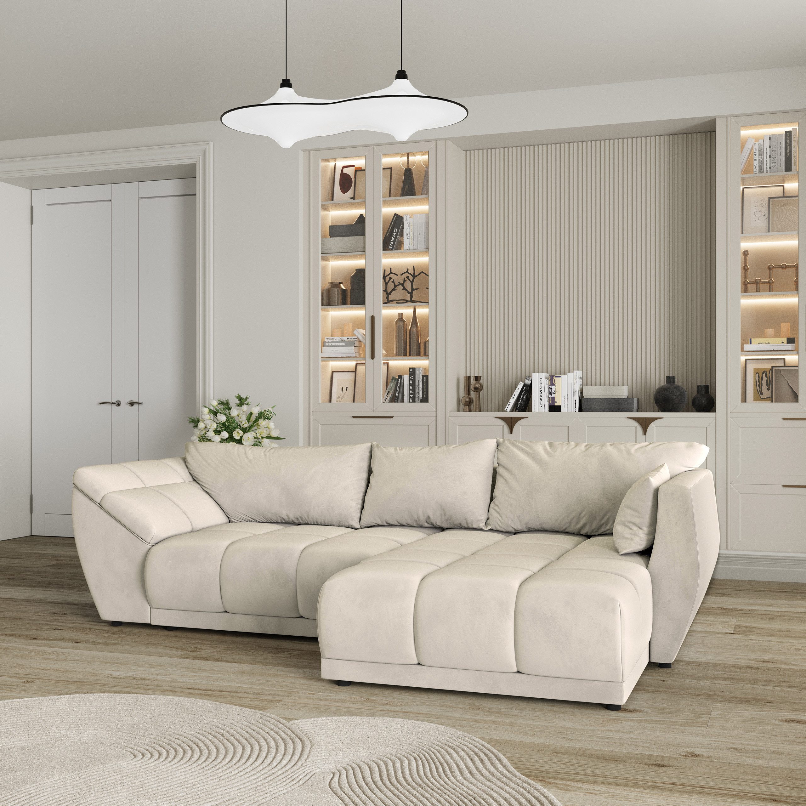 Masseno Ecksofa ORENTI mit Schlaffunktion L-Form, günstig online kaufen
