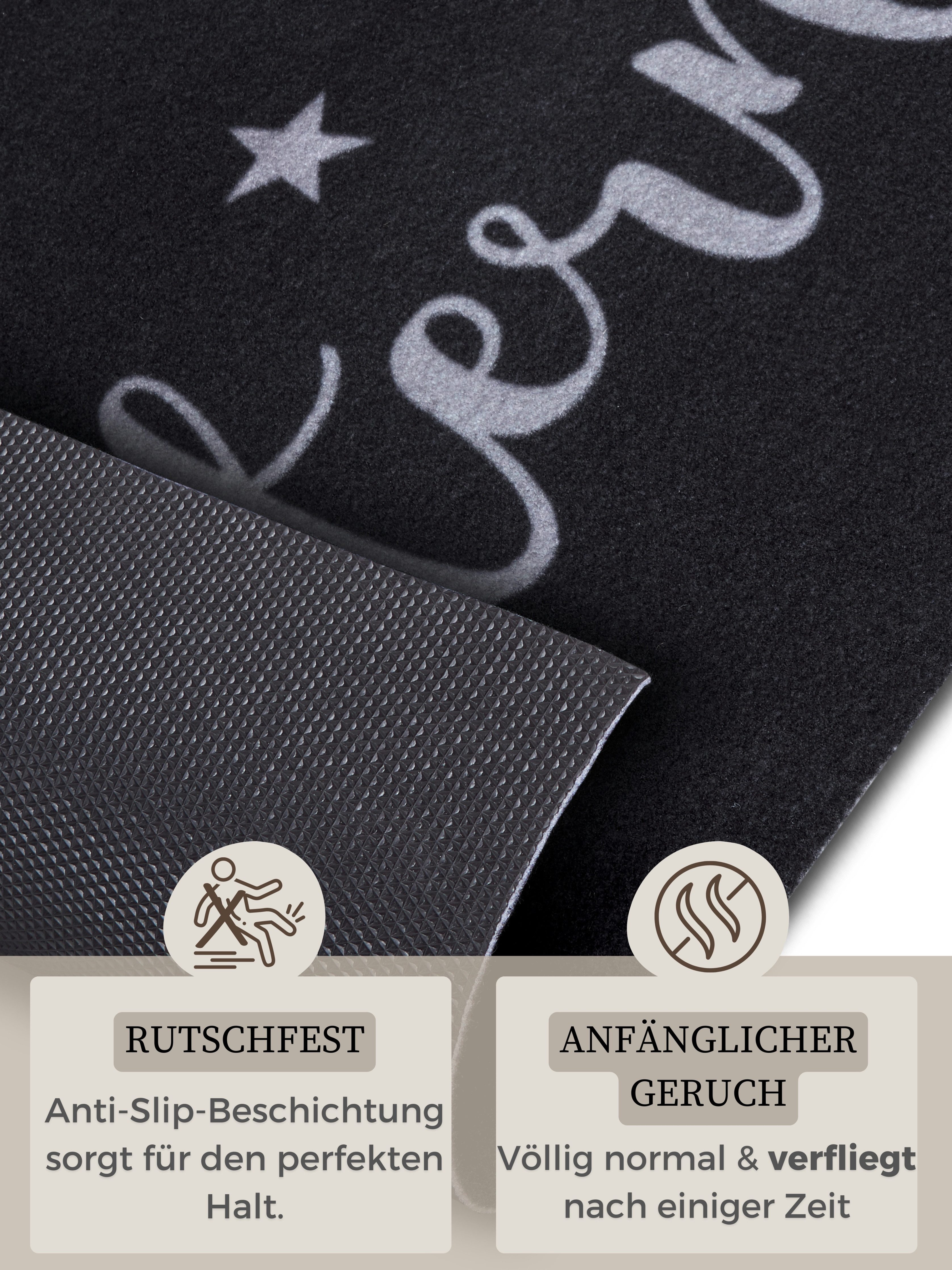 HANSE Home Küchenläufer Fünf Sterne Küche, rechteckig, Höhe: 3 mm, Küchen-Teppich, Rutschfest, Pflegeleicht, Flur, Eingang, Esszimmer – Bild 4 von 5