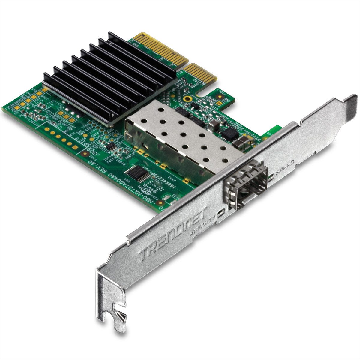 Trendnet TEG-10GECSFP Eingebaut Ethernet 10000Mbit/s Netzwerkkarte Netzwerk-Adapter PCIe x4 Männlich (Stecker) zu RJ-45 Weiblich (Buchse)